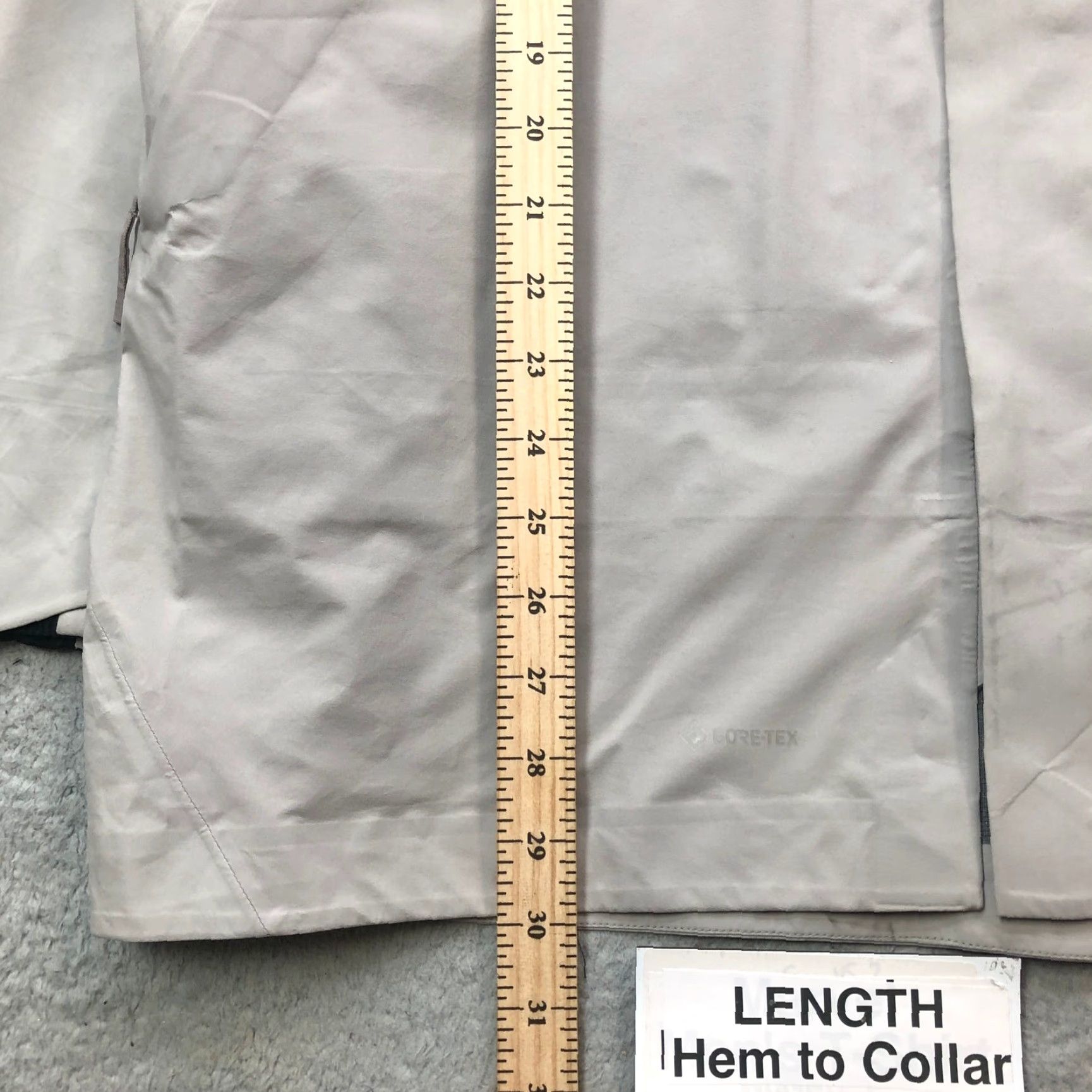 Vintage VIEV Gemma Mid Gore-Tex Lined Rain Coat Jacket Hoodie Womens Large Gray Pockets Ski Jacket Size L / US 10 / IT 46 - 7 Thumbnail