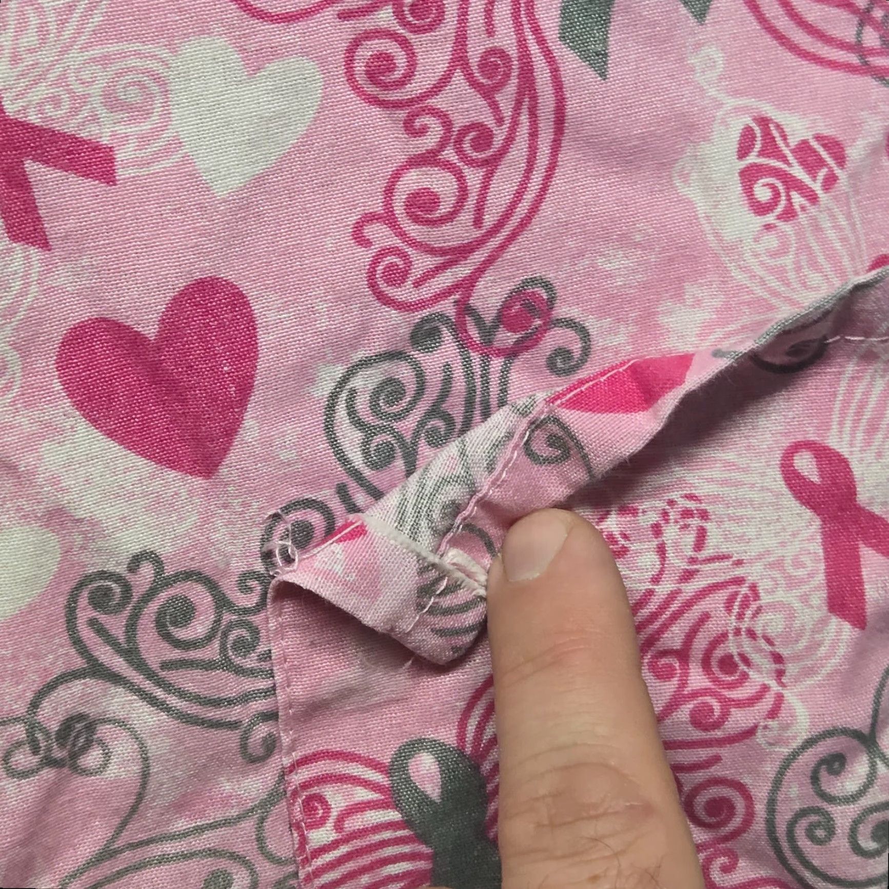 Vintage VINTAGE Just Be Scrub Shirt Women 1X Pink Breast Cancer Awareness Short Sleeve Womens Size XL / US 12-14 / IT 48-50 - 2 Thumbnail