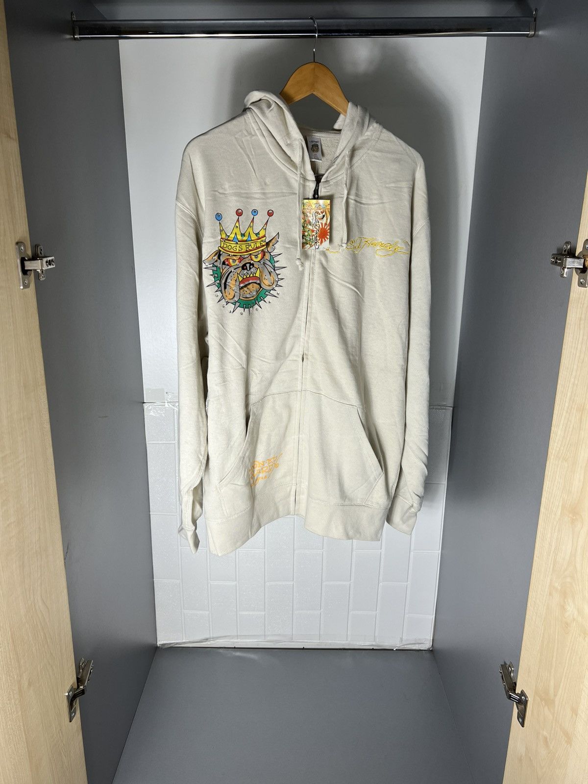 Ed Hardy VINTAGE ED HARDY BY CHRISTIAN AUDIGIER DESIGNER JAPANESE Y2K Size US XXL / EU 58 / 5 - 9 Thumbnail