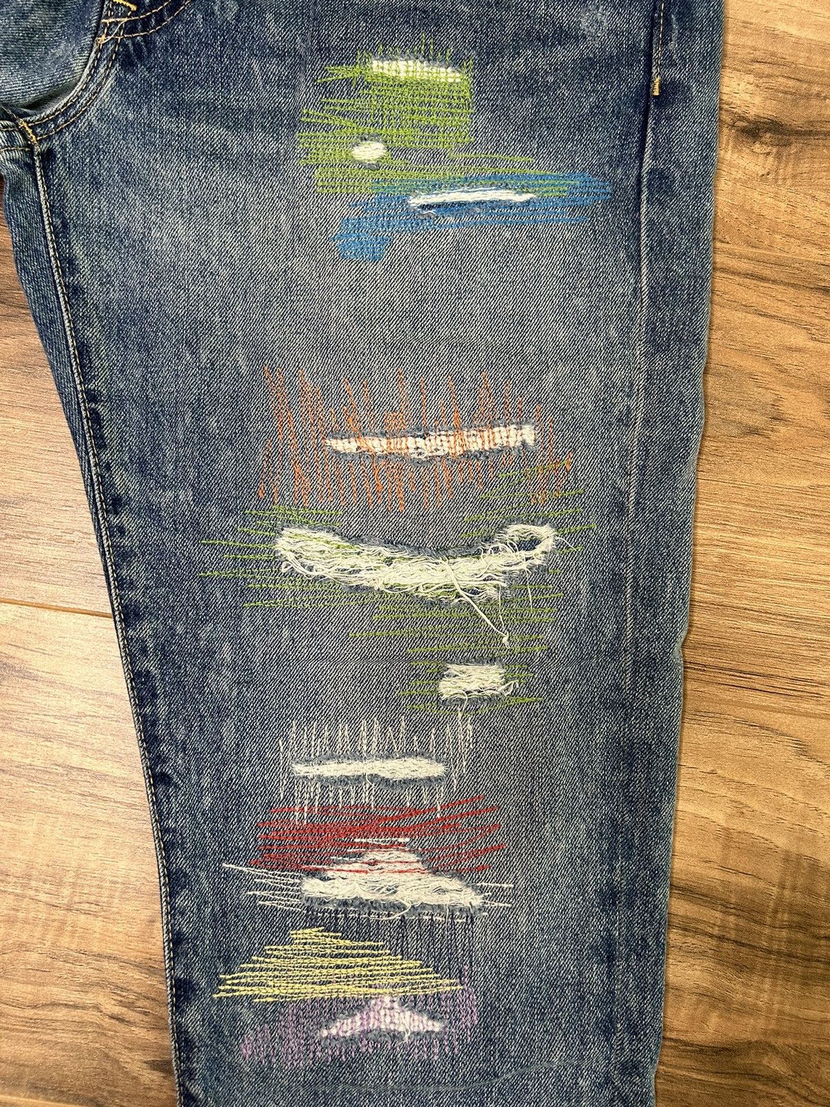 Polo Ralph Lauren Polo Ralph Lauren Distressed Jeans Size US 30 / EU 46 - 3 Thumbnail