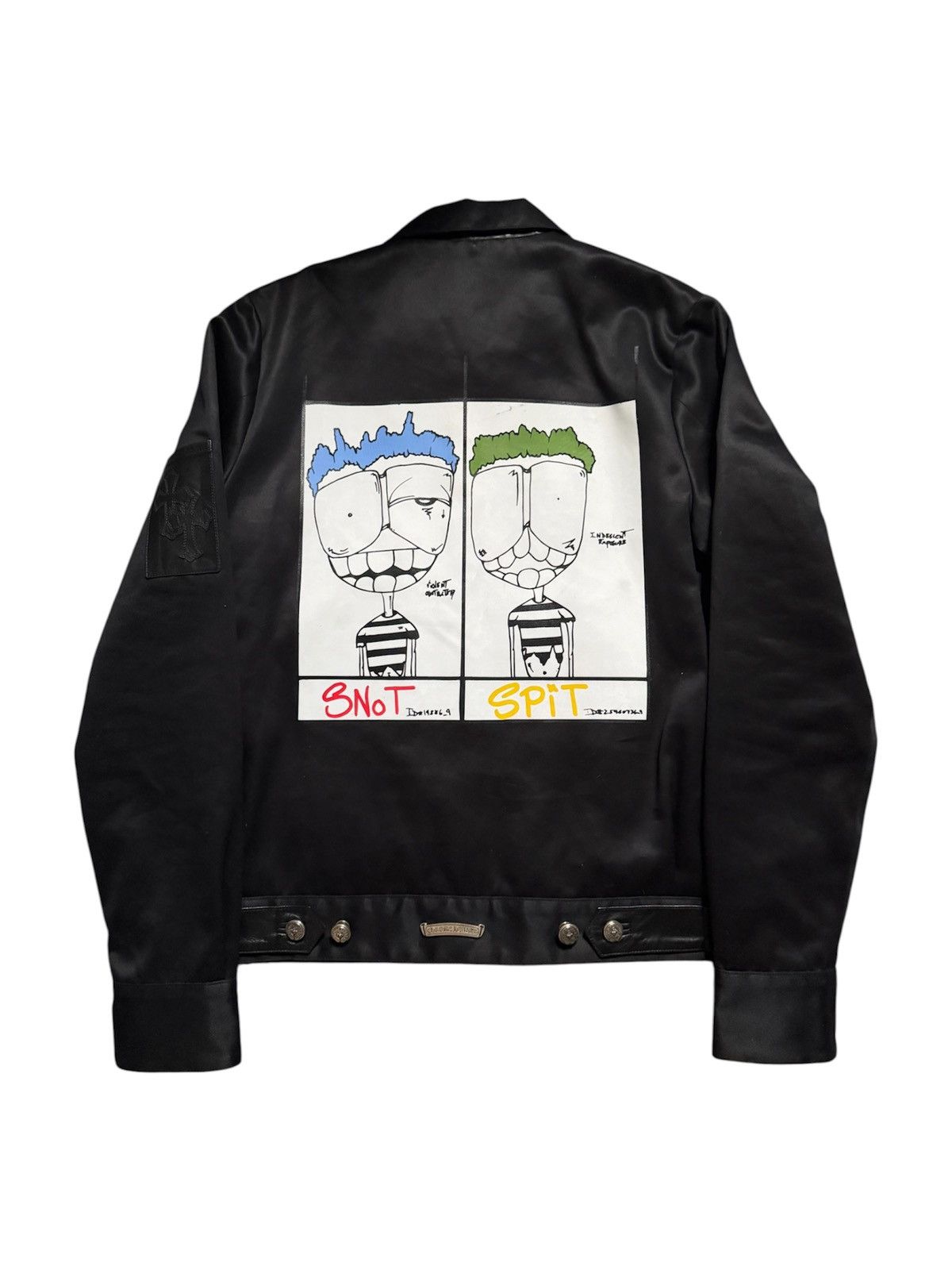 Chrome Hearts Chrome Hearts Matty Boy Rare ZipUp Punk Black