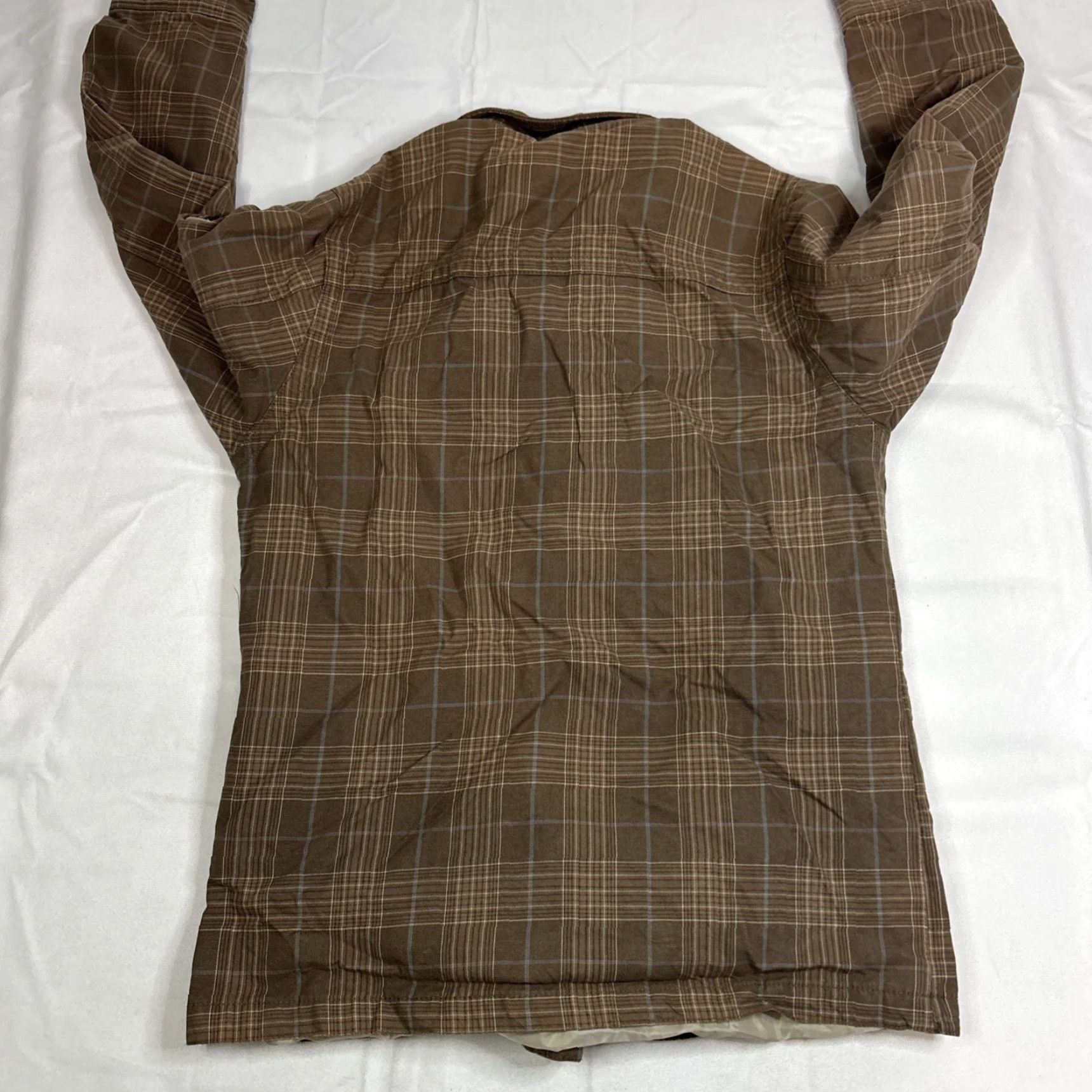 Marcs VINTAGE Marc Ecko Military Jacket Brown & Blue Plaid Coat Mid-Length Mens M Size US M / EU 48-50 / 2 - 7 Thumbnail