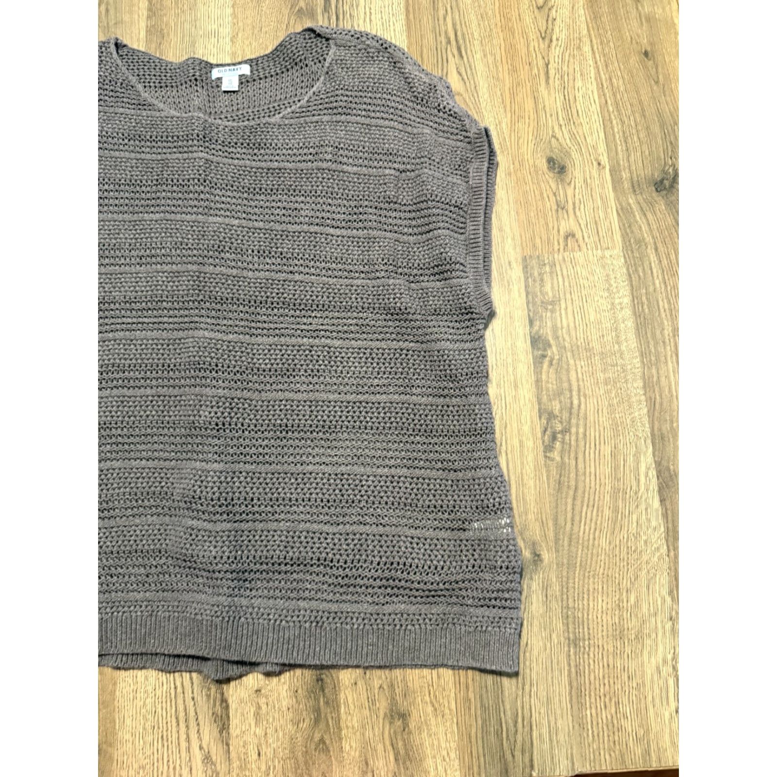 Old Navy VINTAGE Old Navy Shirt Women's XXL Brown Short Sleeve Shirt Size XXL / US 16-18 / IT 52-54 - 4 Thumbnail