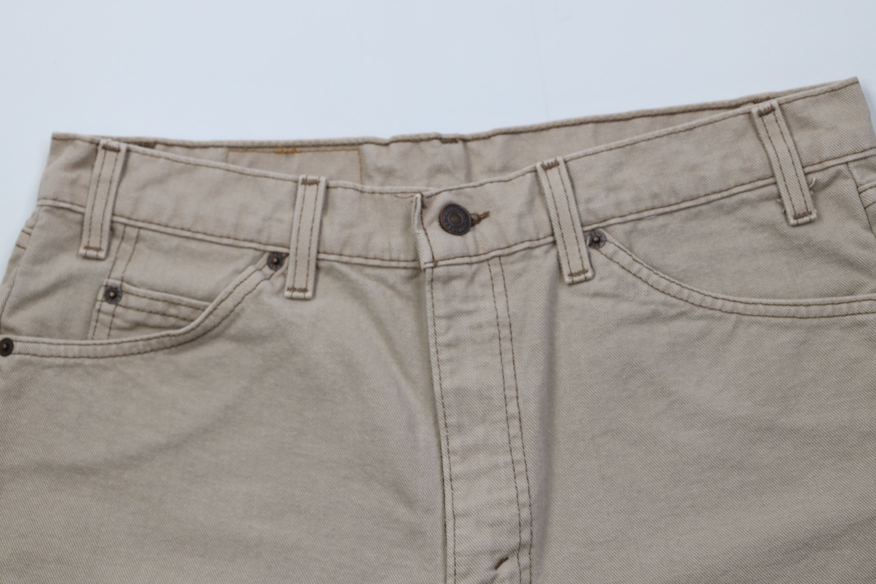 Levi's Vintage 90s Levis 550 Orange Tab Fit Denim Jean Shorts USA Size US 34 / EU 50 - 2 Thumbnail