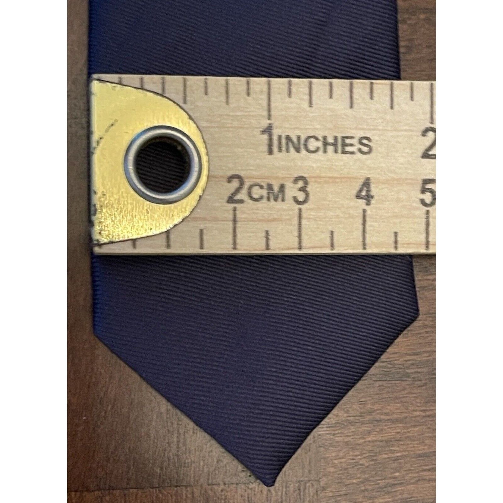 Express Express Blue 100% Polyester Men’s Neck Tie Made In China Size ONE SIZE - 4 Thumbnail