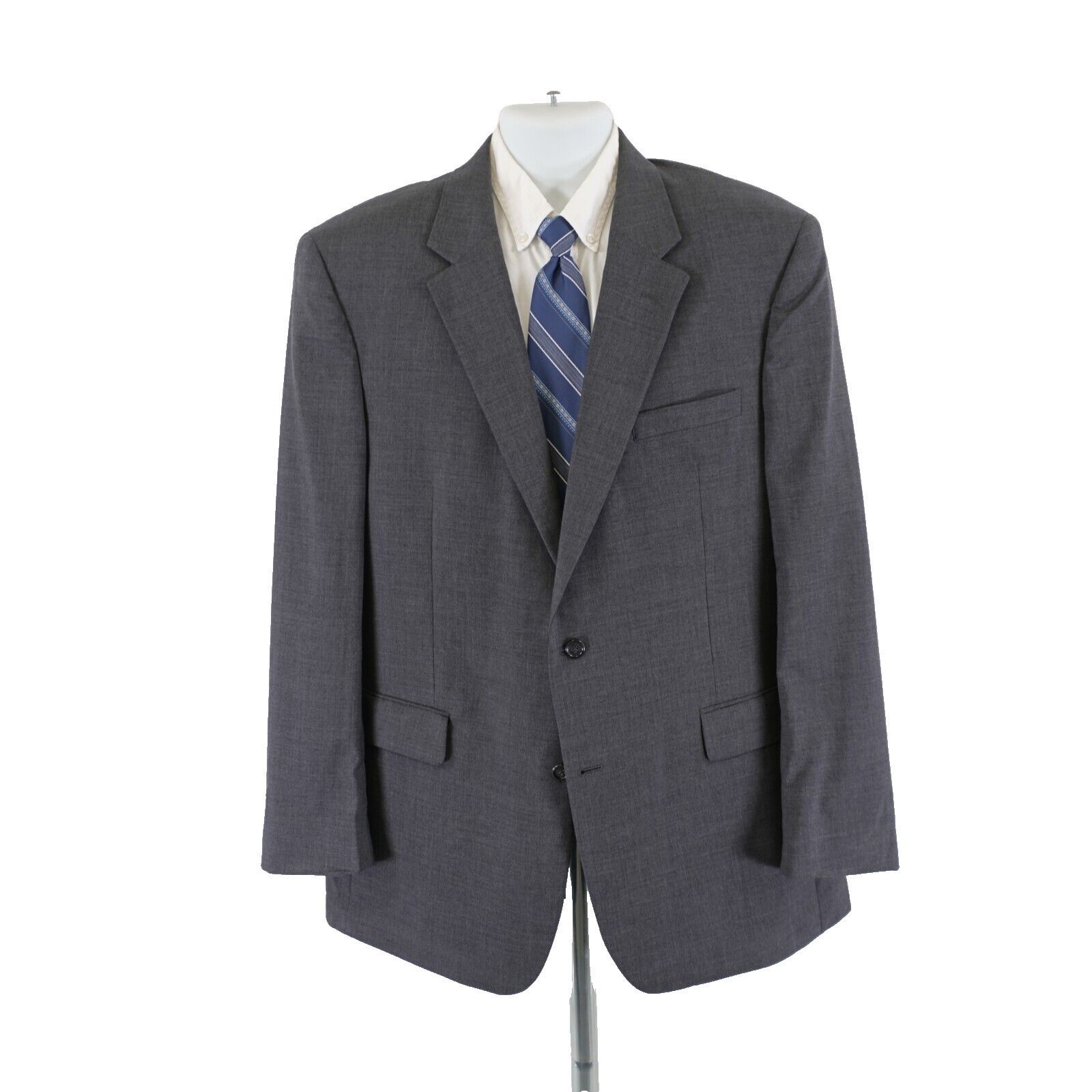 Jos. A. Bank Jos A Bank Gray Wool 2 Button Blazer 44L / Slim 46L Size 44L - 5 Thumbnail