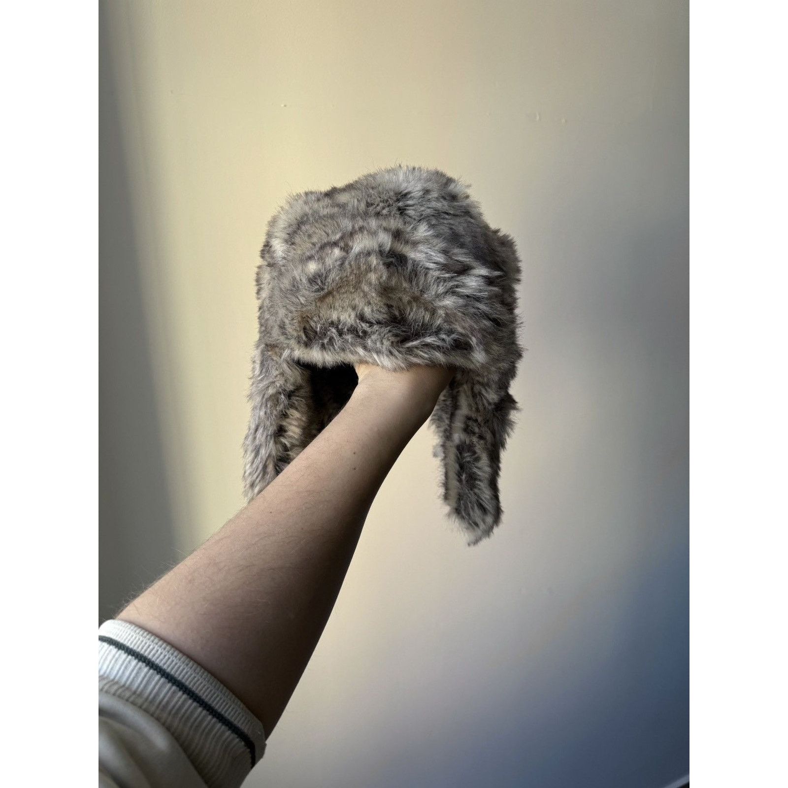 Japanese Brand × Vintage Y2K Faux Fur Ushanka Vintage Fuzzy Warm Trapper Hat Size ONE SIZE - 2 Thumbnail