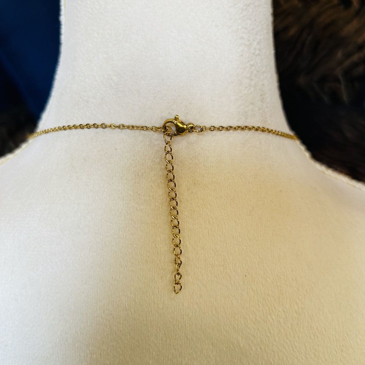 Handmade Handcrafted vintage bead crystal drop pendant necklace Size ONE SIZE - 5 Thumbnail