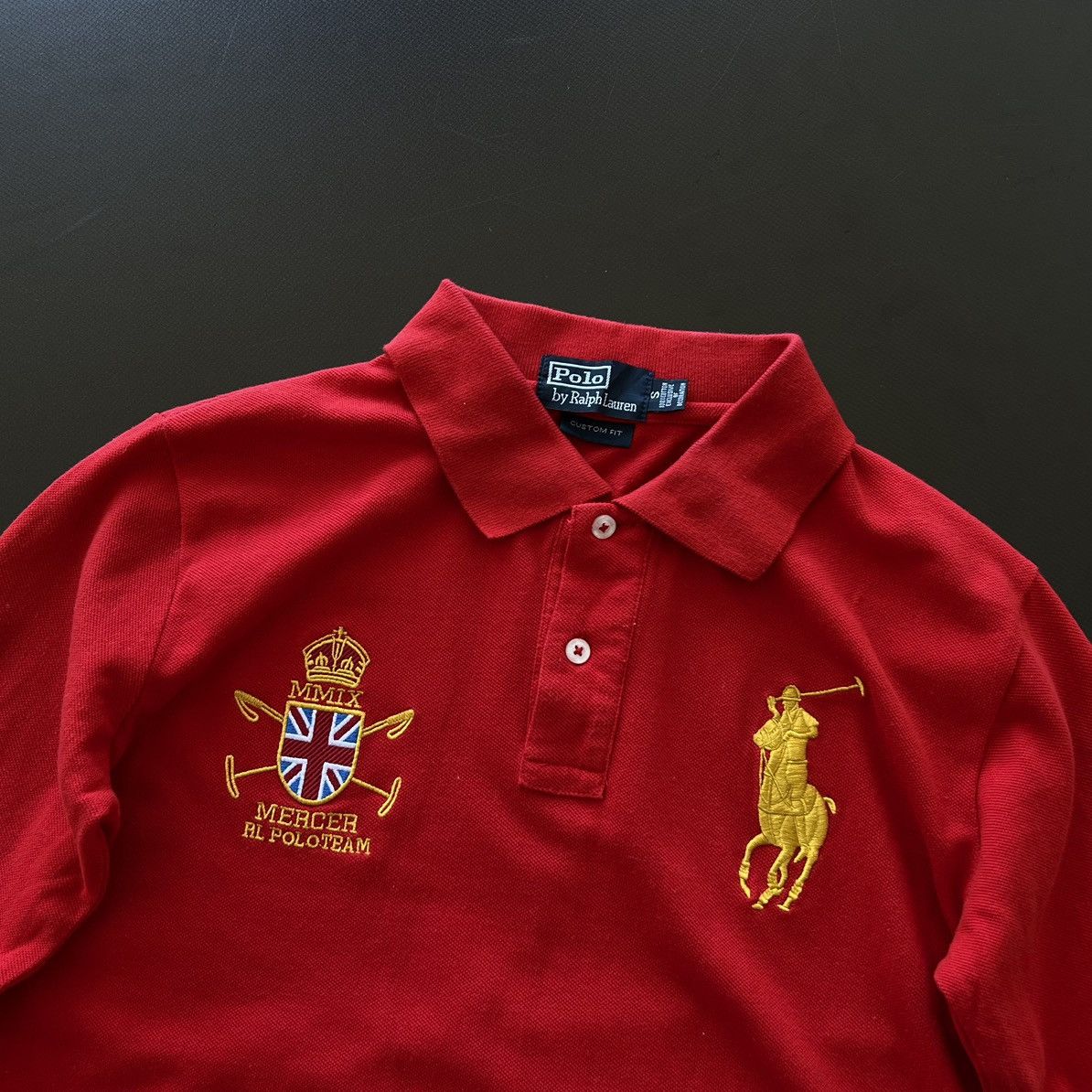 Polo Ralph Lauren × Rugby Ralph Lauren × Vintage Vintage Polo Ralph Lauren Mercer RL Polo Team Rugby Number 3 Size US S / EU 44-46 / 1 - 3 Thumbnail