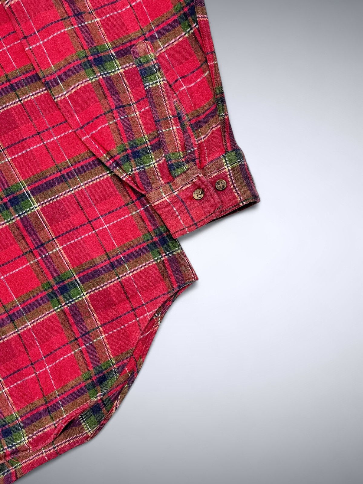 Flannel × Vintage 90s O.Henry Vintage Heavyweight Plaid Flannel Size US XL / EU 56 / 4 - 3 Thumbnail