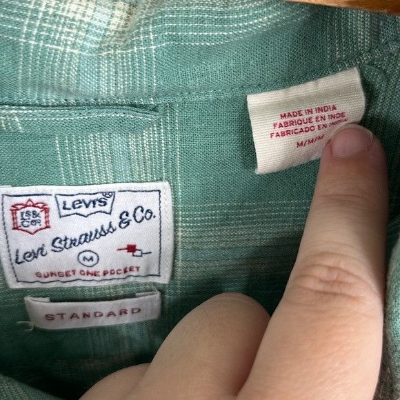 Levi's Levi's Sunset 1 Pocket Plaid Red Tab Raphael Gridded Standar Size US M / EU 48-50 / 2 - 11 Thumbnail
