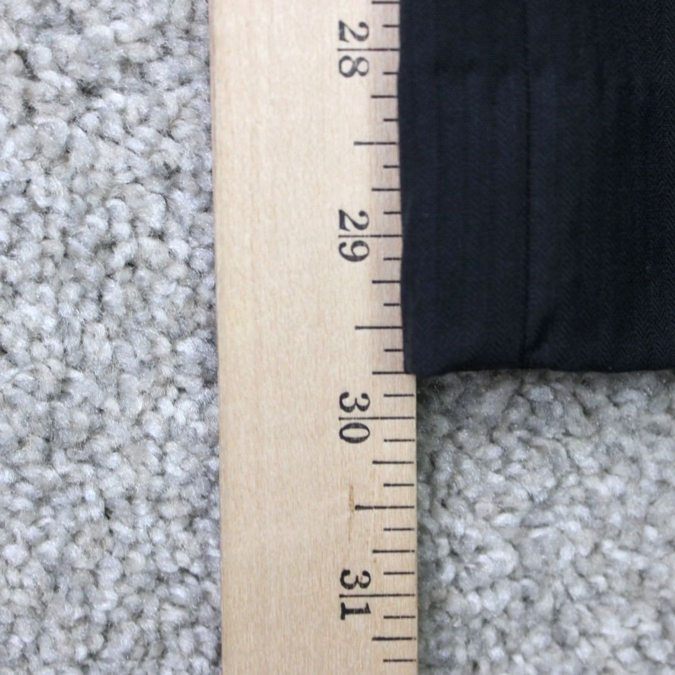 Liz Claiborne Claiborne Pants Mens 40x30 Gray Flat Front Dress Pants NWT Regular Inseam 30 Polyester Rayon Wool Front Type: Flat Front Mens Size US 40 / EU 56 - 3 Thumbnail
