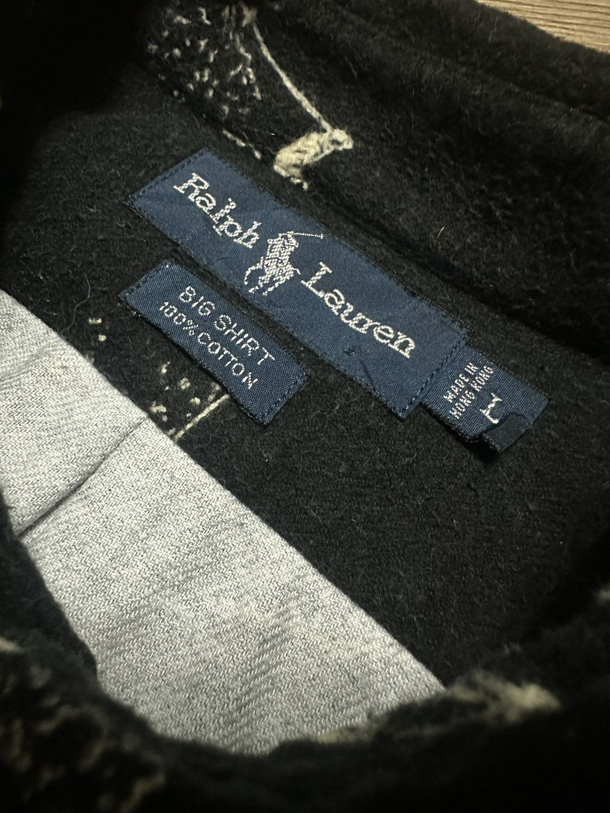 RARE ‼️ Ralph Lauren Ski Over Print Flannel Shirts