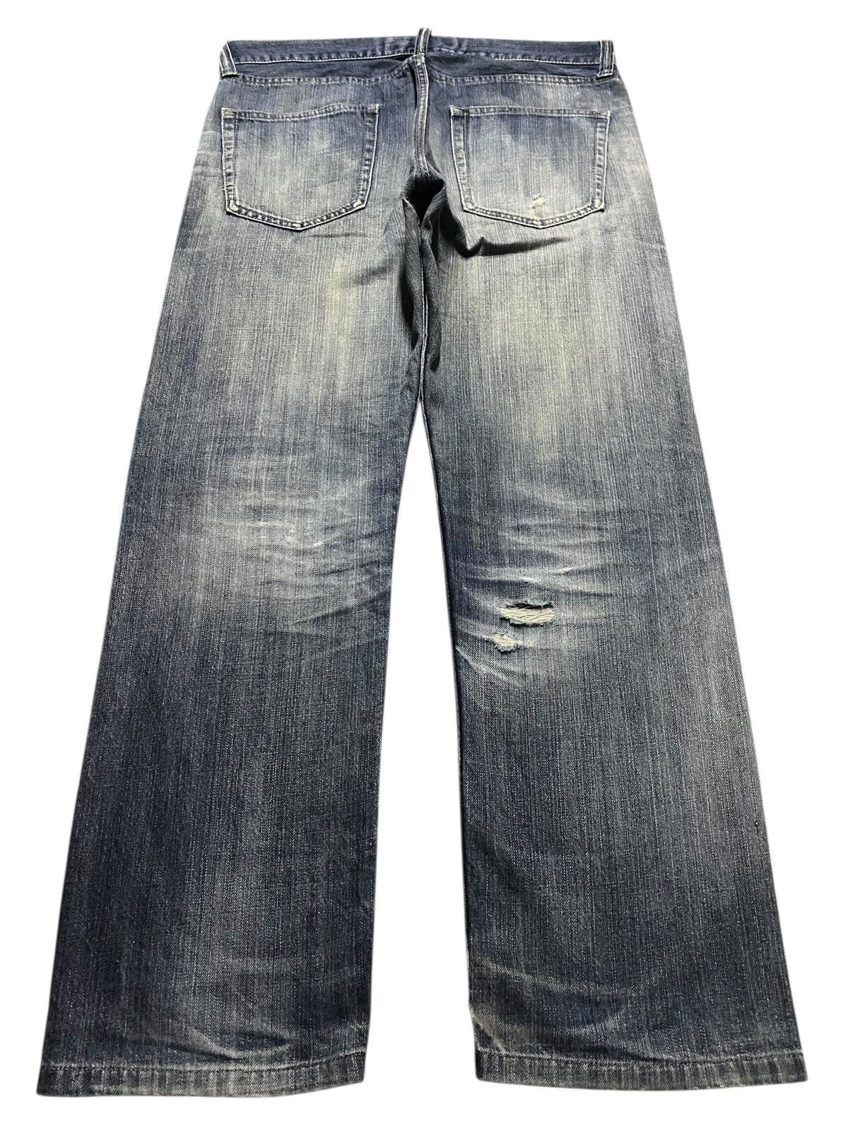 Japanese Brand Vintage Japanese Brand Oririn Faded Wash Distressed Jeans Size US 34 / EU 50 - 2 Thumbnail