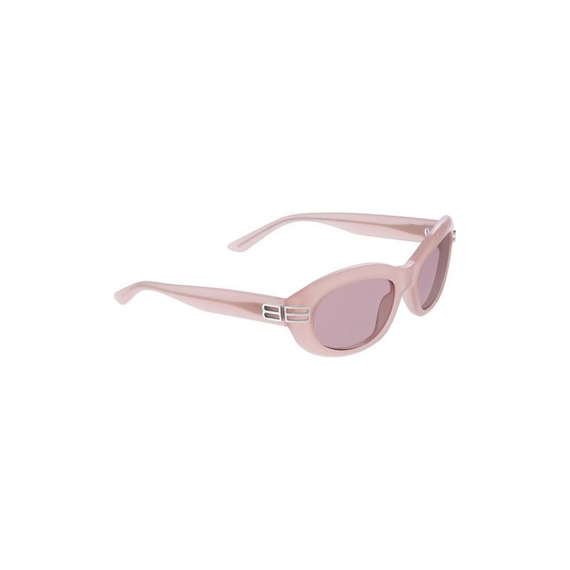 Balenciaga o1tr1nto0426 Size: OS / Casino Round Sunglasses Milky Pink Size ONE SIZE - 3 Thumbnail