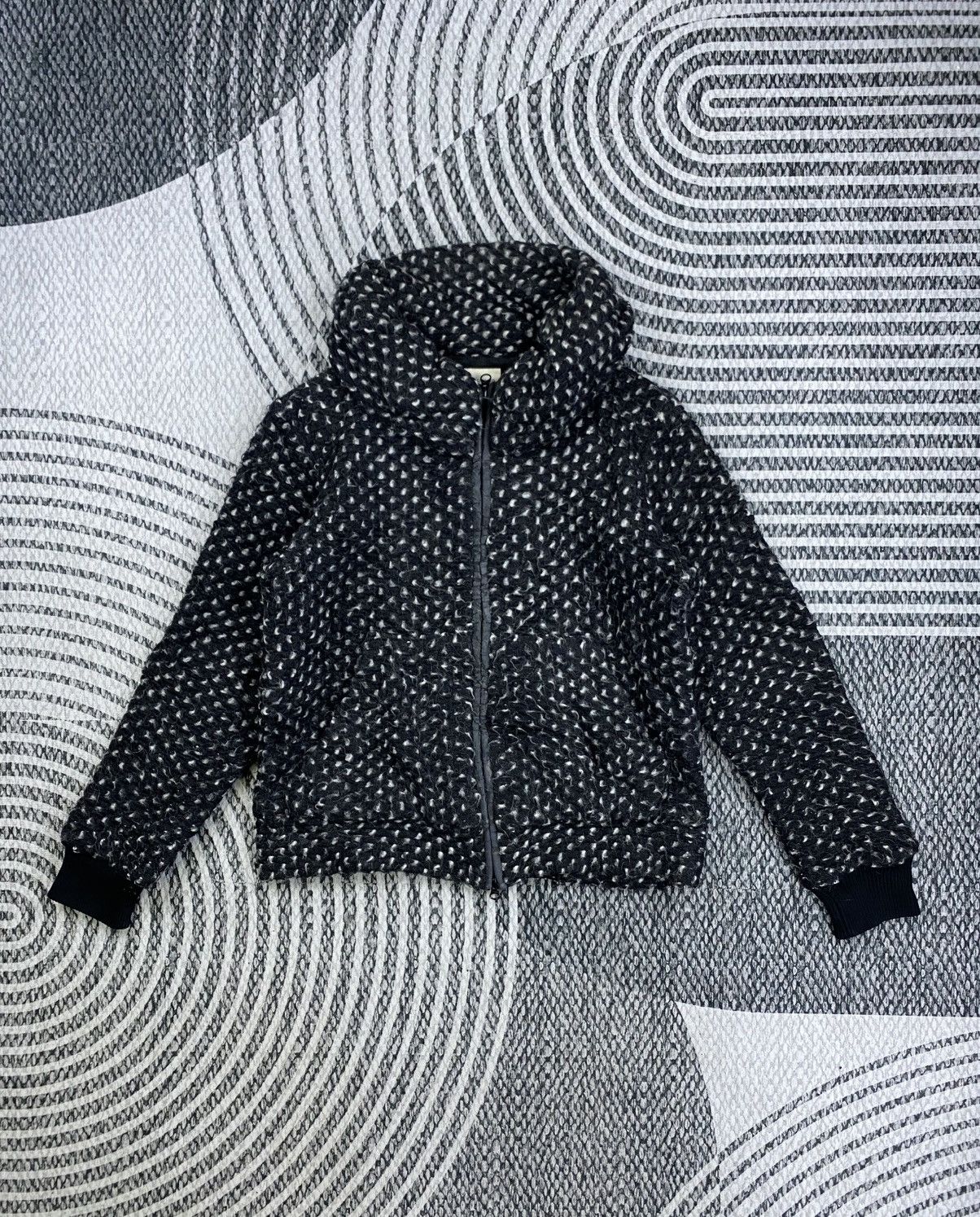 Tsumori Chisato Vtg Tsumori Chisato Issey Miyake Plaid Knit Zipper Jacket Size M / US 6-8 / IT 42-44 - 1 Thumbnail