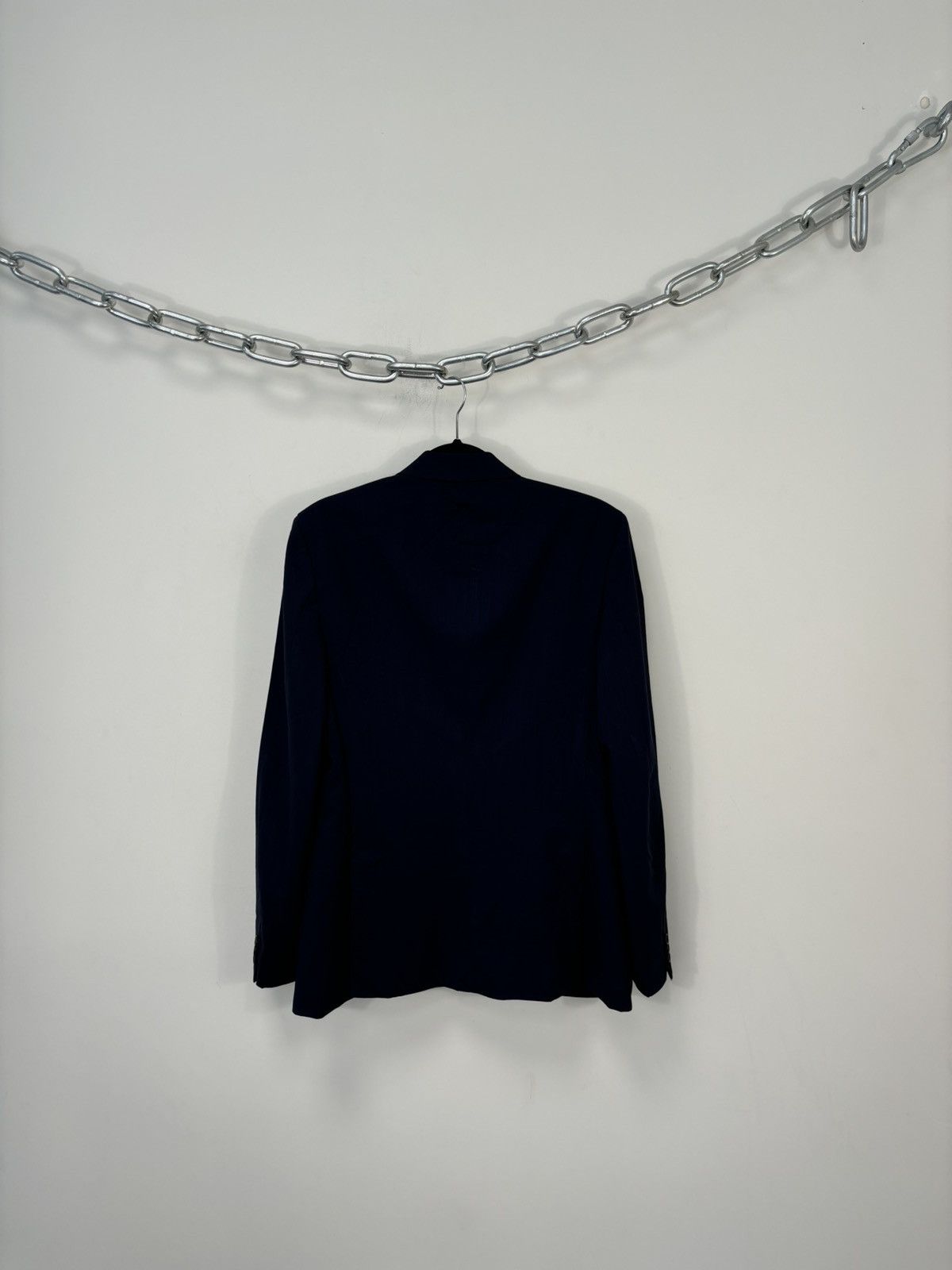 Louis Vuitton Louis Vuitton Uniform Navy Classic Luxury Wool Blazer Size 40R - 15 Thumbnail