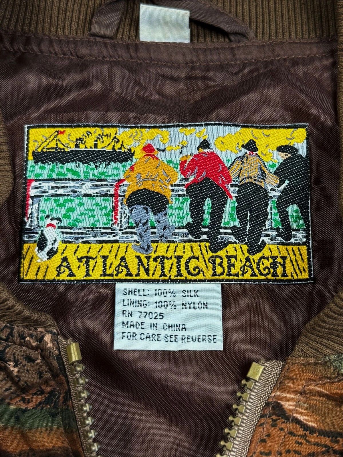 Vintage VTG ITALIAN Rick Owens Kapital Style Silk Bomber Jacket Size US XL / EU 56 / 4 - 6 Thumbnail