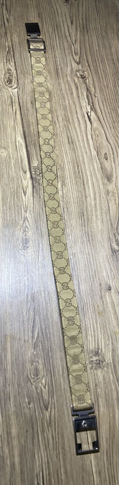 Gucci Gucci Tan Web GG Guccissima Belt Size ONE SIZE - 9 Thumbnail