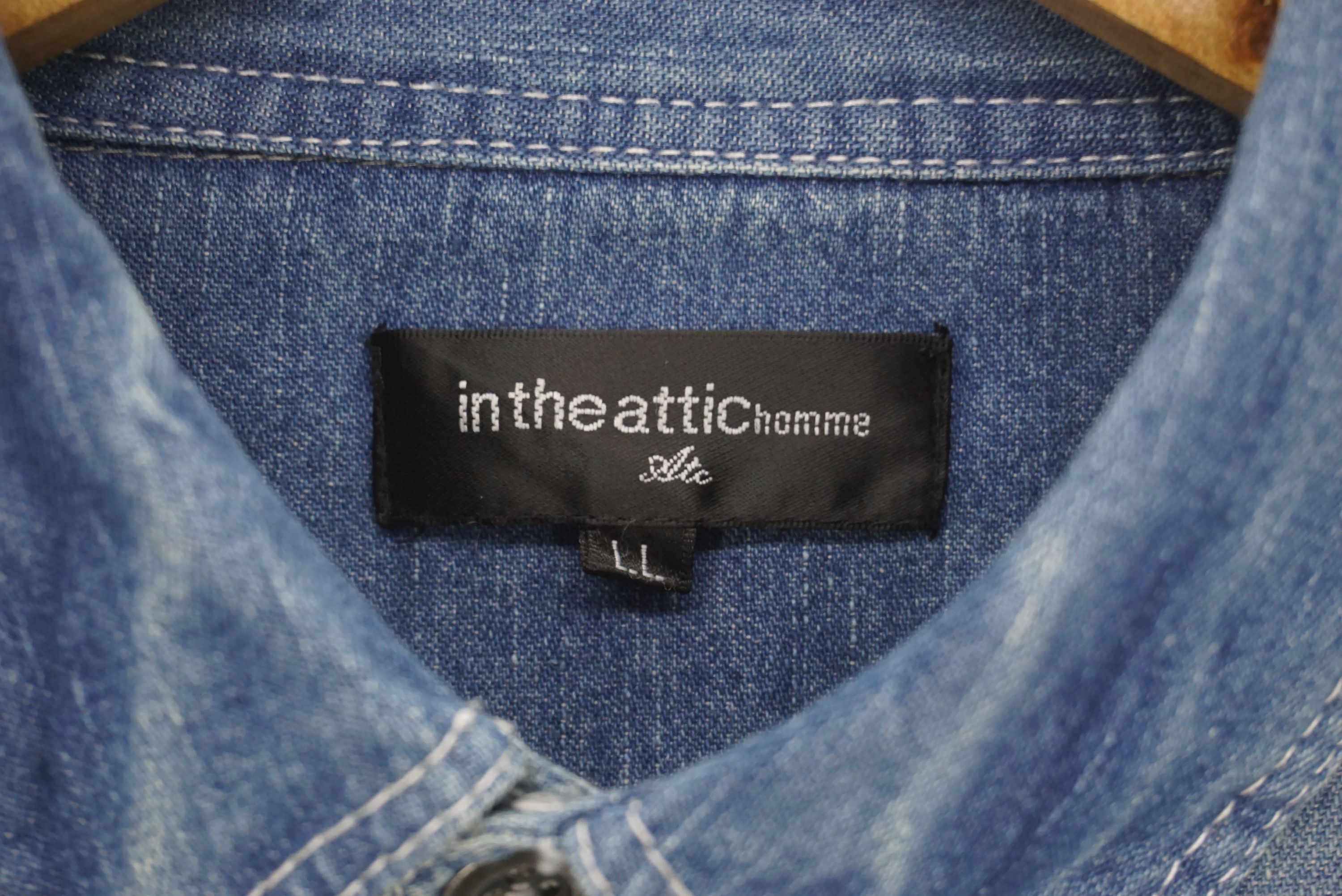 Japanese Brand In The Attic Homme Shirt Size L Japanese Denim Western Size US L / EU 52-54 / 3 - 4 Thumbnail