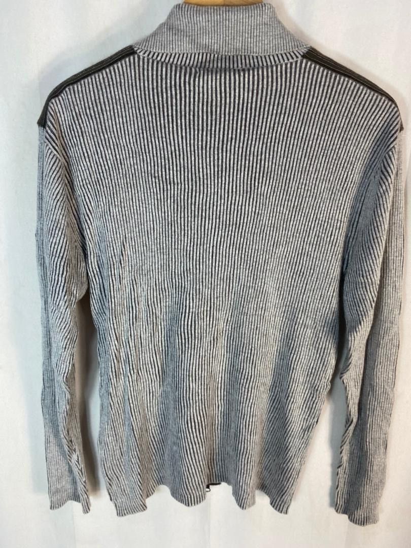 Japanese Brand Unisex 🔥Intermezzo knit zipper sweater Size US M / EU 48-50 / 2 - 9 Thumbnail