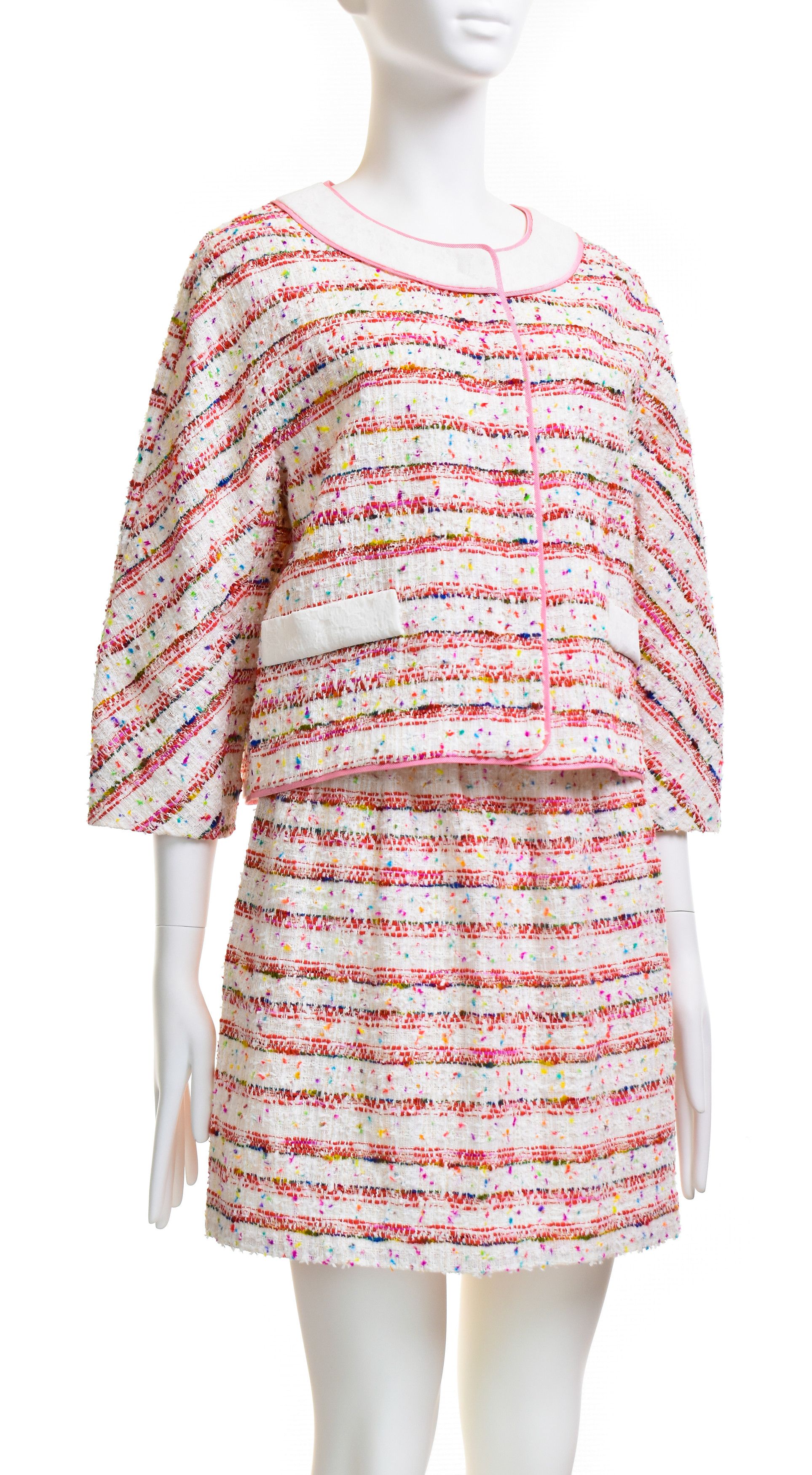 Moschino MOSCHINO BOUTIQUE Tweed Suit Blazer Jacket 10US Size L / US 10 / IT 46 - 1 Thumbnail