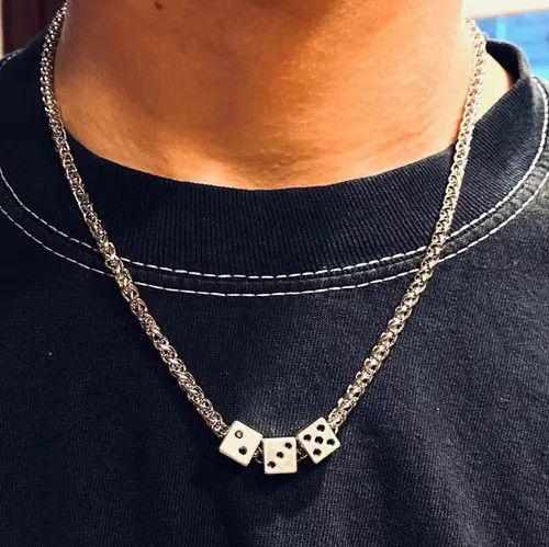 Japanese Brand Dice Pendant Necklace Size ONE SIZE - 1 Thumbnail