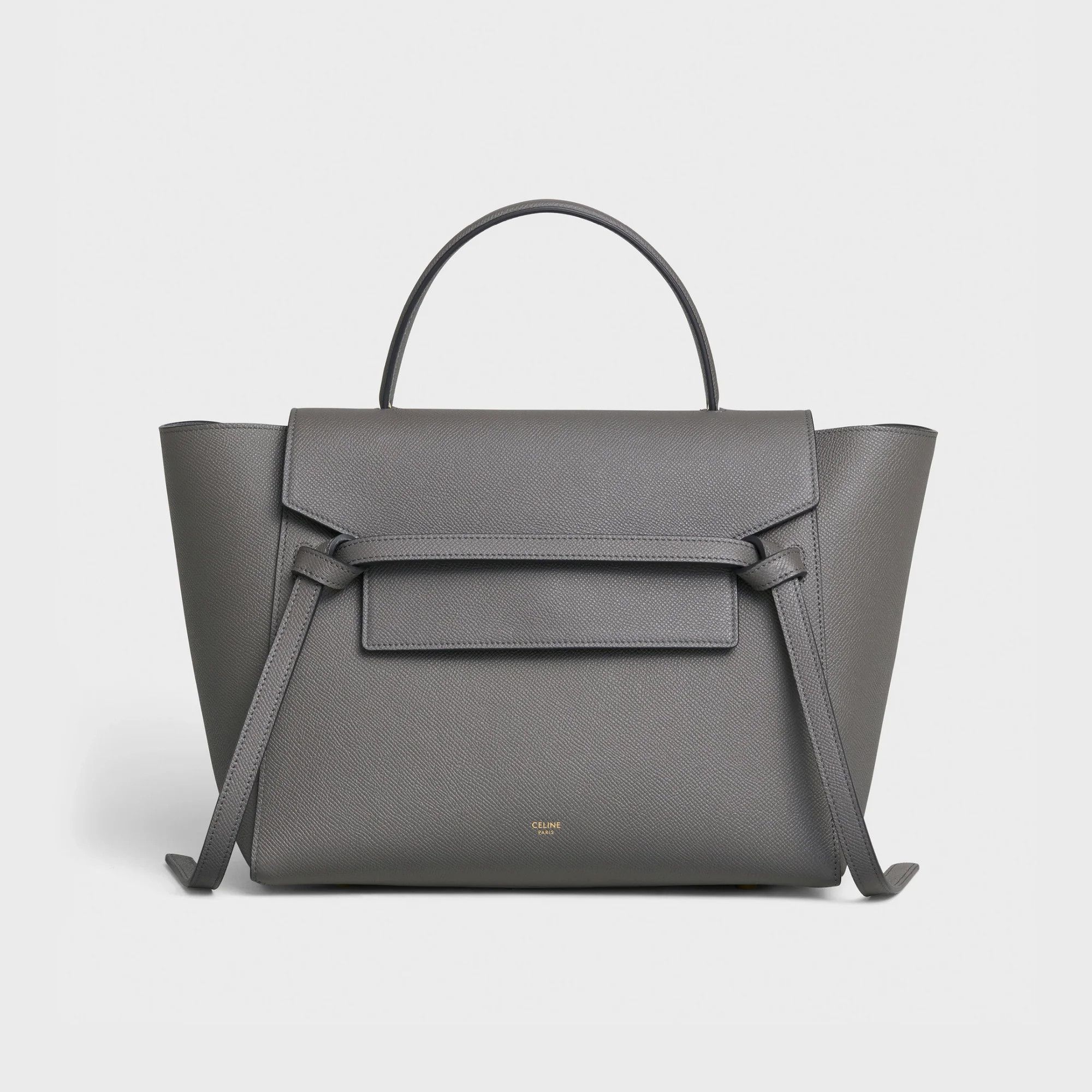 Celine o1bcso1str0725 Size :OS / 189153 Micro Belt Bag in Dark Gray Size ONE SIZE - 1 Thumbnail