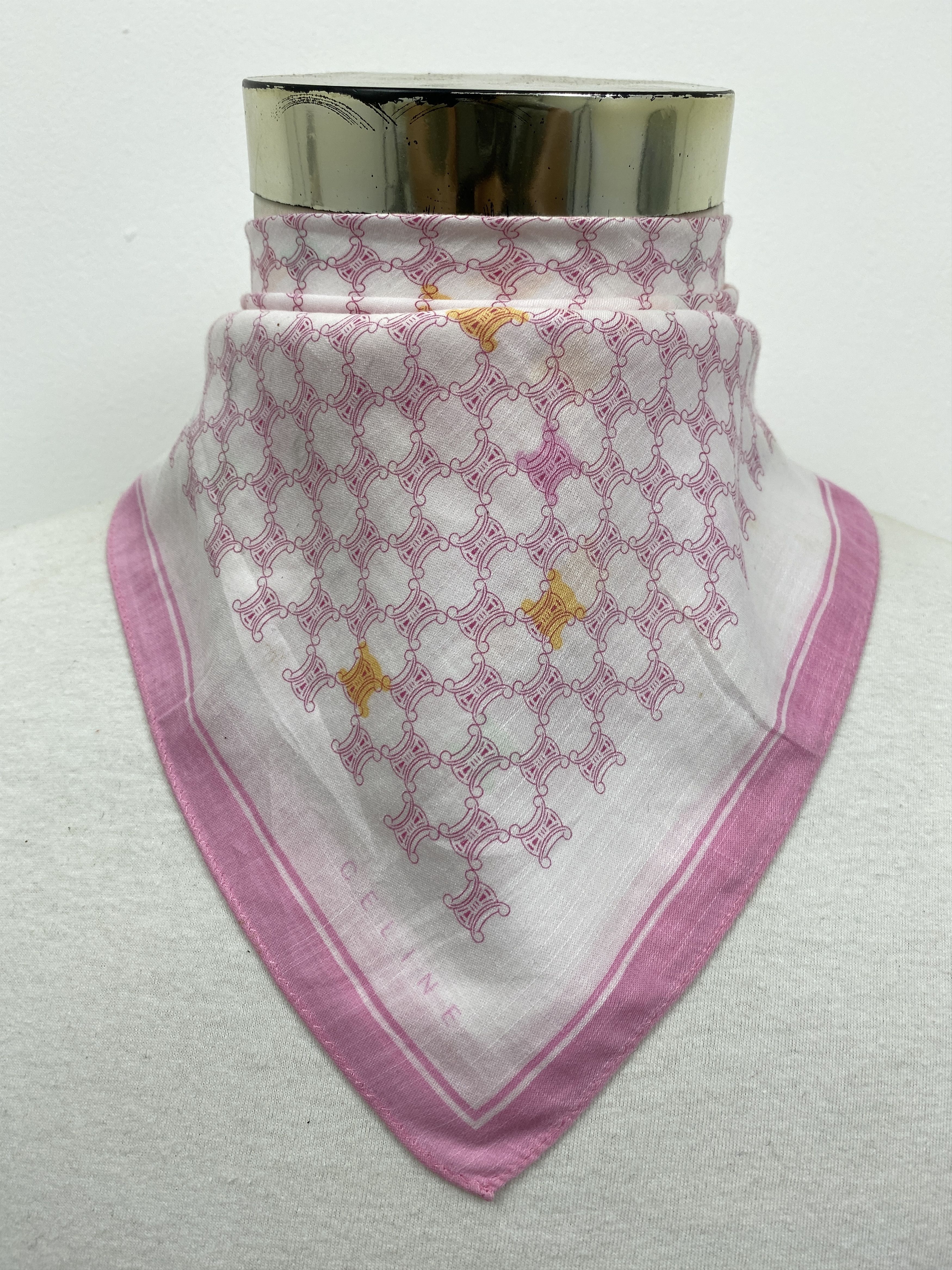 Celine Celine Handkerchief / Neckerchief / Bandana HKC0579 Size ONE SIZE - 1 Thumbnail
