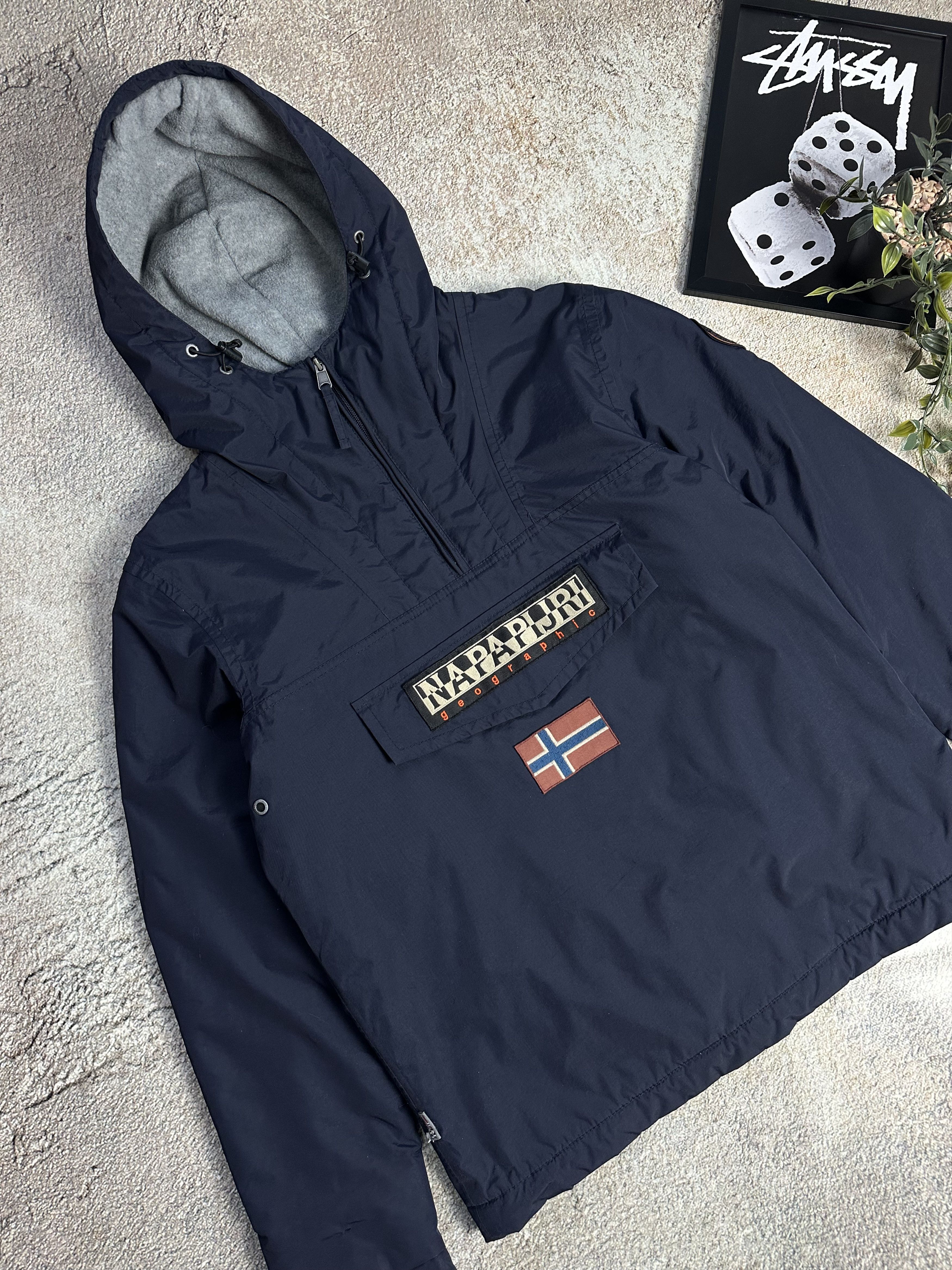 Napapijri Vintage Napapijiri Rainforest Winter Anorak Jacket 1/3 Zip Size US S / EU 44-46 / 1 - 2 Thumbnail