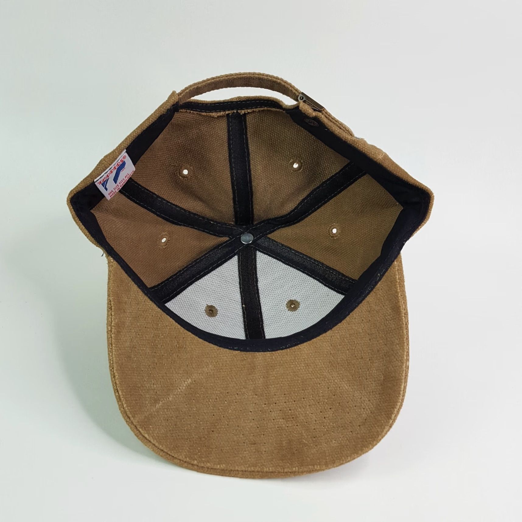 Etro VINTAGE Toppers 90s Brown Snapback Baseball Cap Adjustable Men’s Retro Size ONE SIZE - 6 Thumbnail