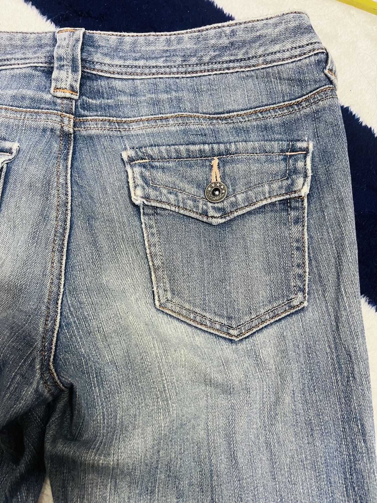 Japanese Brand PBI Bushpant Distressed Denim (16) Size 30" / US 8 / IT 44 - 3 Thumbnail