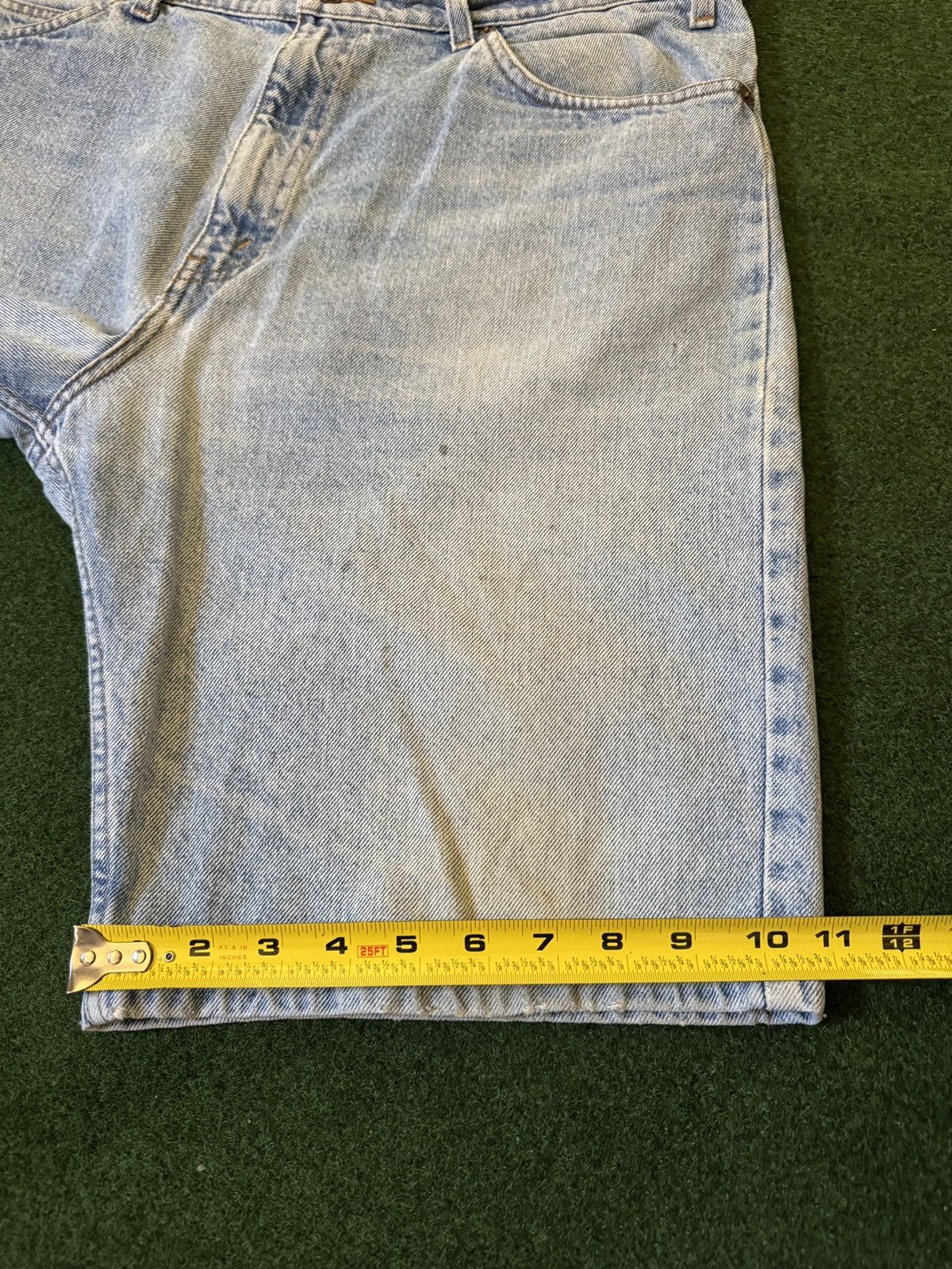 Levi's Vintage Clothing Vtg 90s Levi’s 550 Jorts Relaxed Light Wash Denim Shorts Size US 38 / EU 54 - 9 Thumbnail