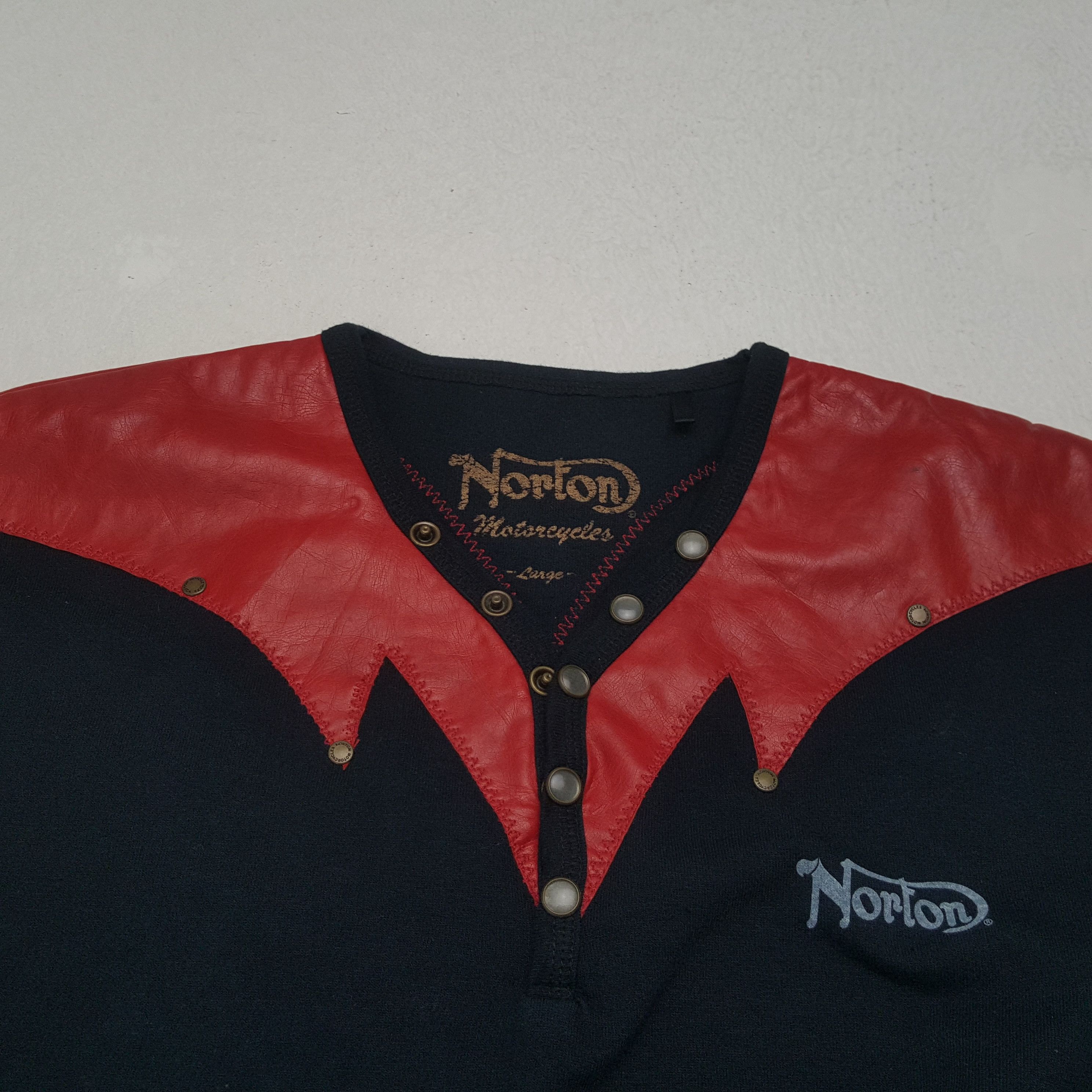 Norton × Vintage Vintage NORTON Racing Team Motorcycle T-shirt C285N1 Size US M / EU 48-50 / 2 - 5 Thumbnail