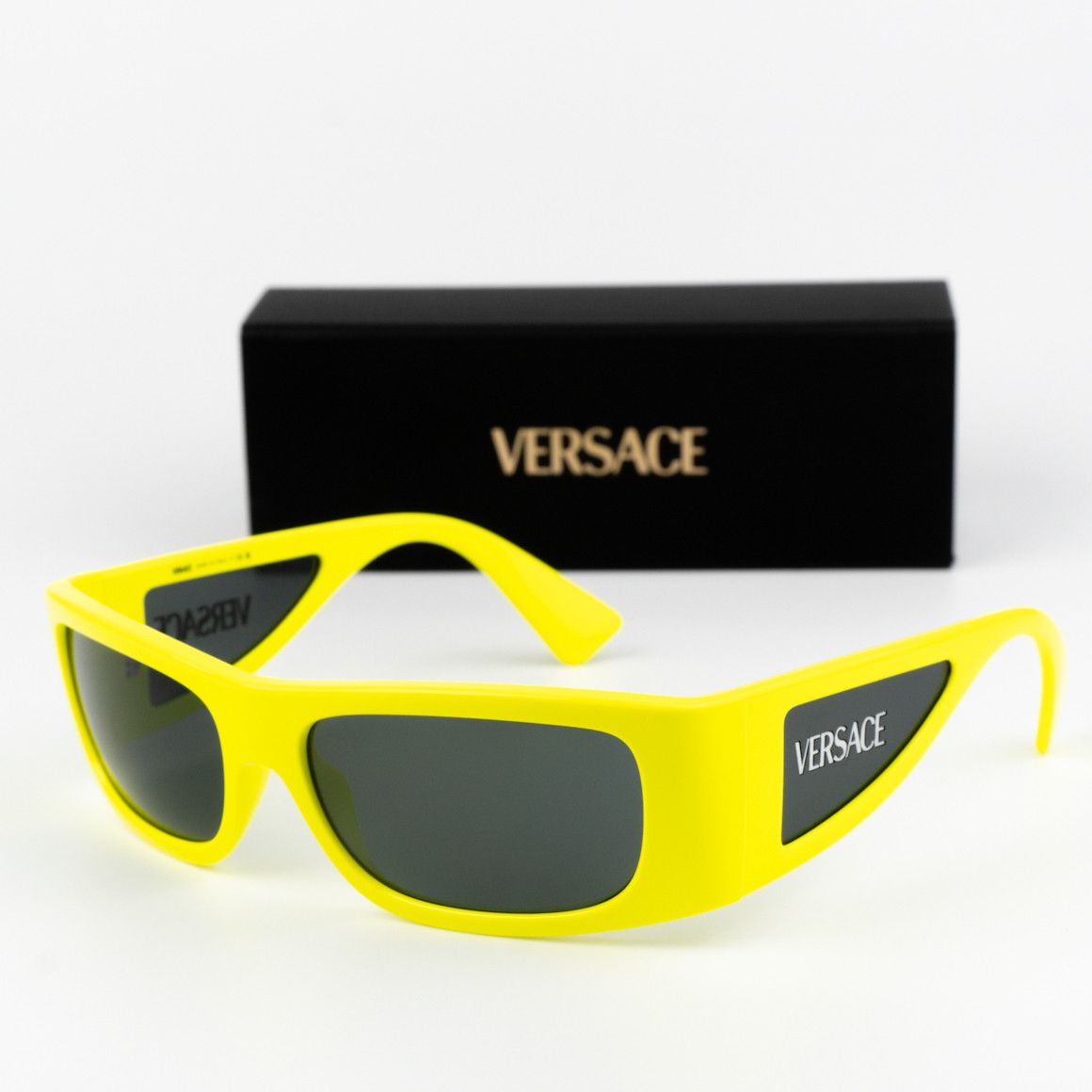 Versace NEW Versace VE4482 544987 Shield Unisex Sunglasses Size ONE SIZE - 1 Thumbnail