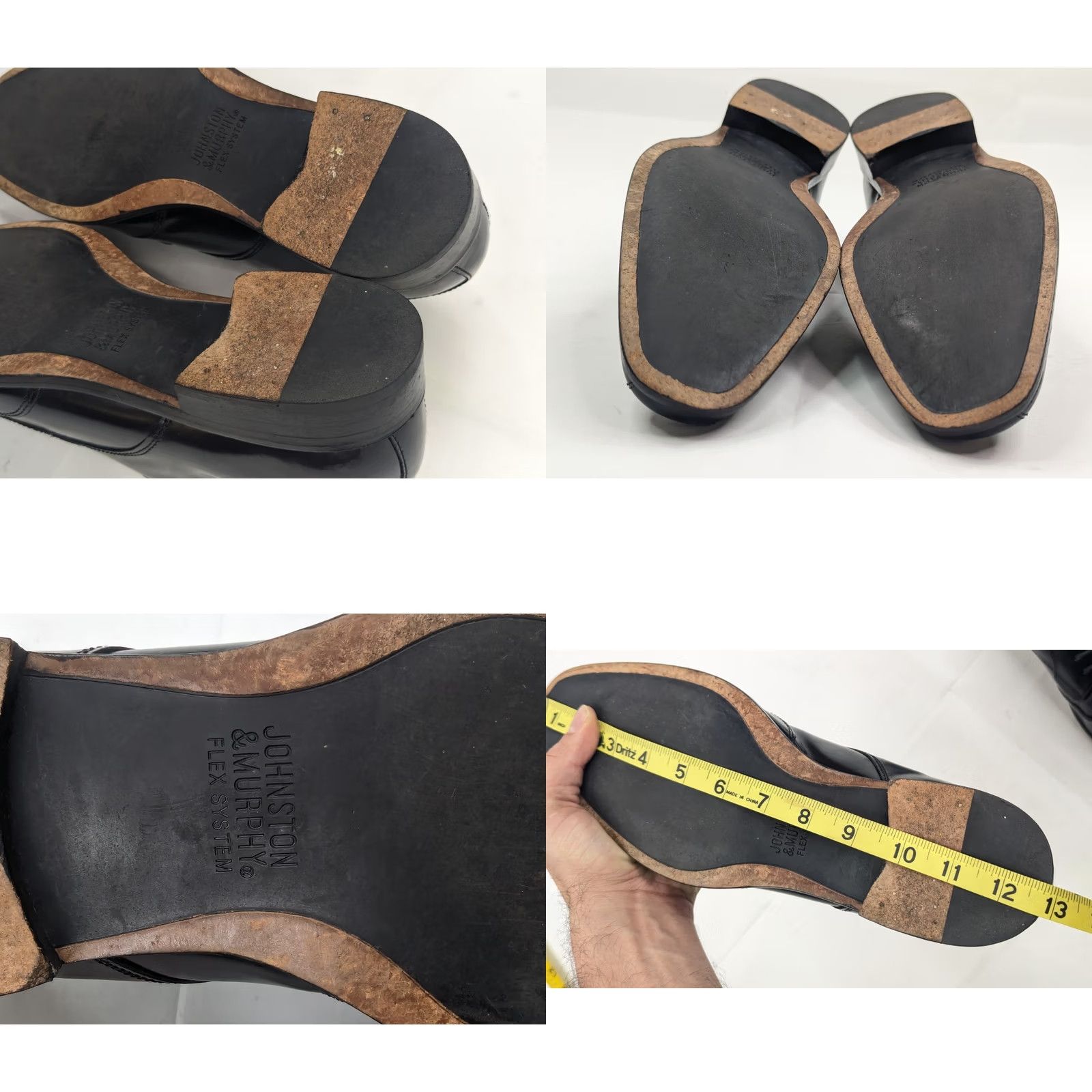 Johnston & Murphy Johnston Murphy Algonquin Oxford Cap Toe Derby Loafer Black 10.5M Men Size ONE SIZE - 9 Thumbnail