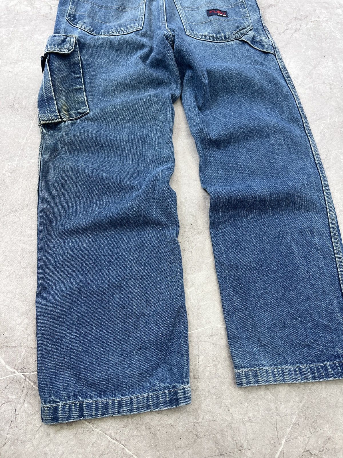 Fubu × Wu-Tang Clan 90s RAP CARGO CARPENTER HIP HOP JEANS PANTS FUBU Size US 30 / EU 46 - 11 Thumbnail