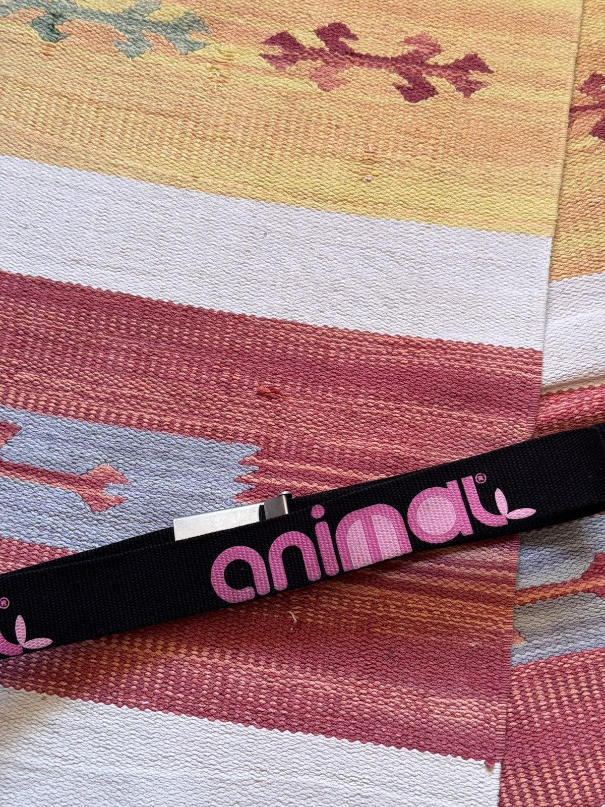Vintage Vintage 00’s Animal y2k Skateboarding Black Belt Size ONE SIZE - 4 Thumbnail