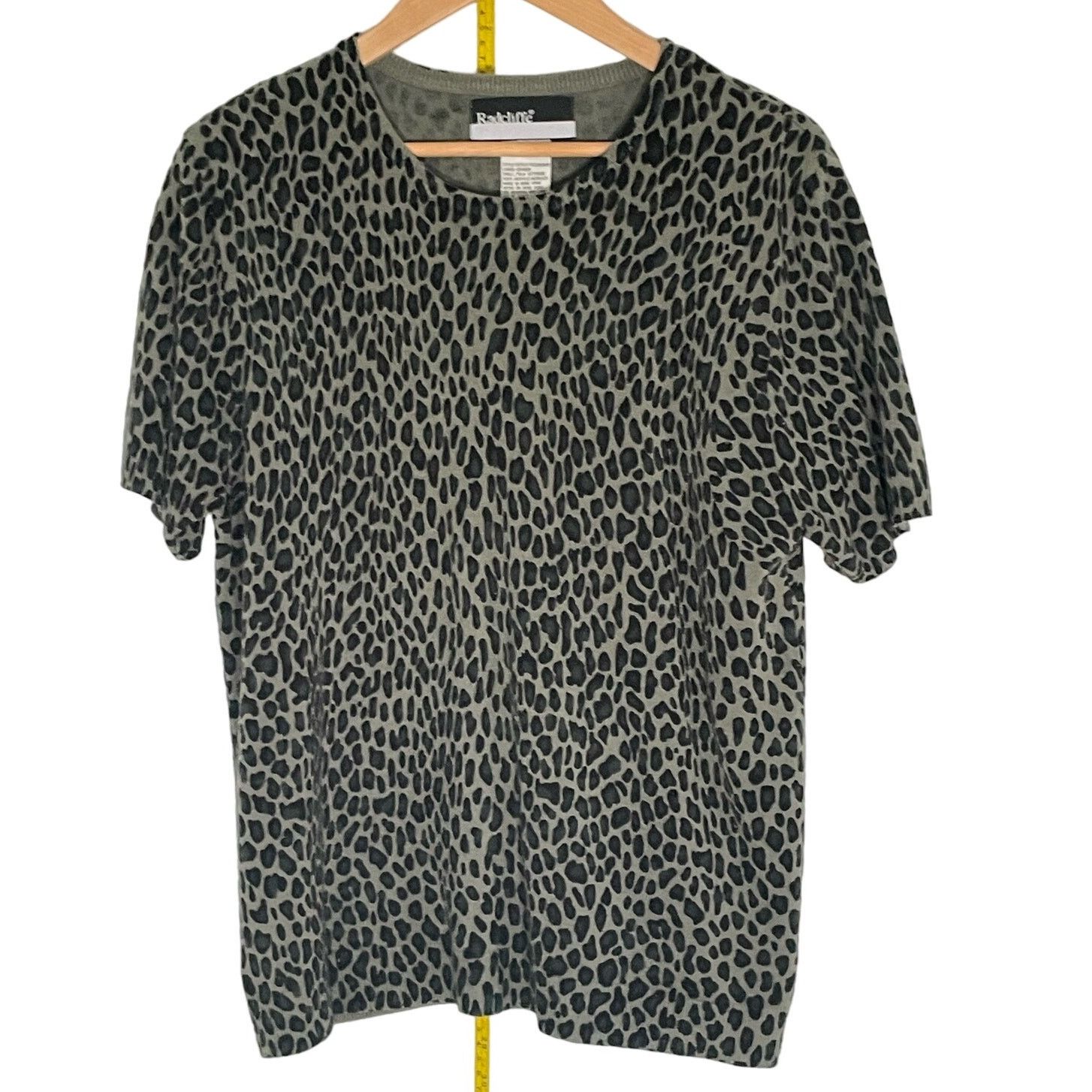 Vintage Vintage Radcliffe Women’s Top Leopard Animal Print Size L / US 10 / IT 46 - 1 Thumbnail
