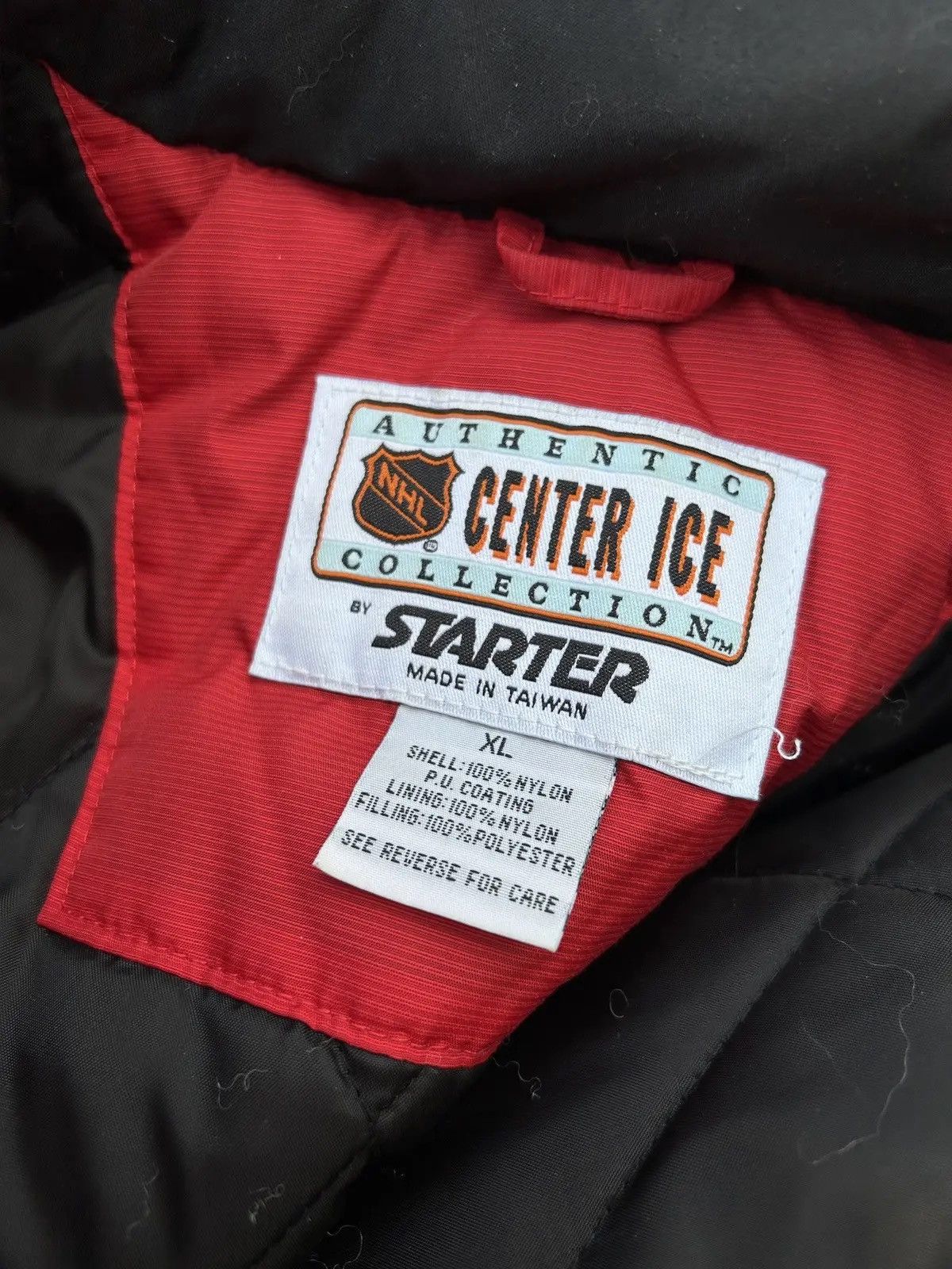 NHL 90s Vintage Starter Detroit Red Wings NHL Anorak Jacket Size US XL / EU 56 / 4 - 12 Thumbnail