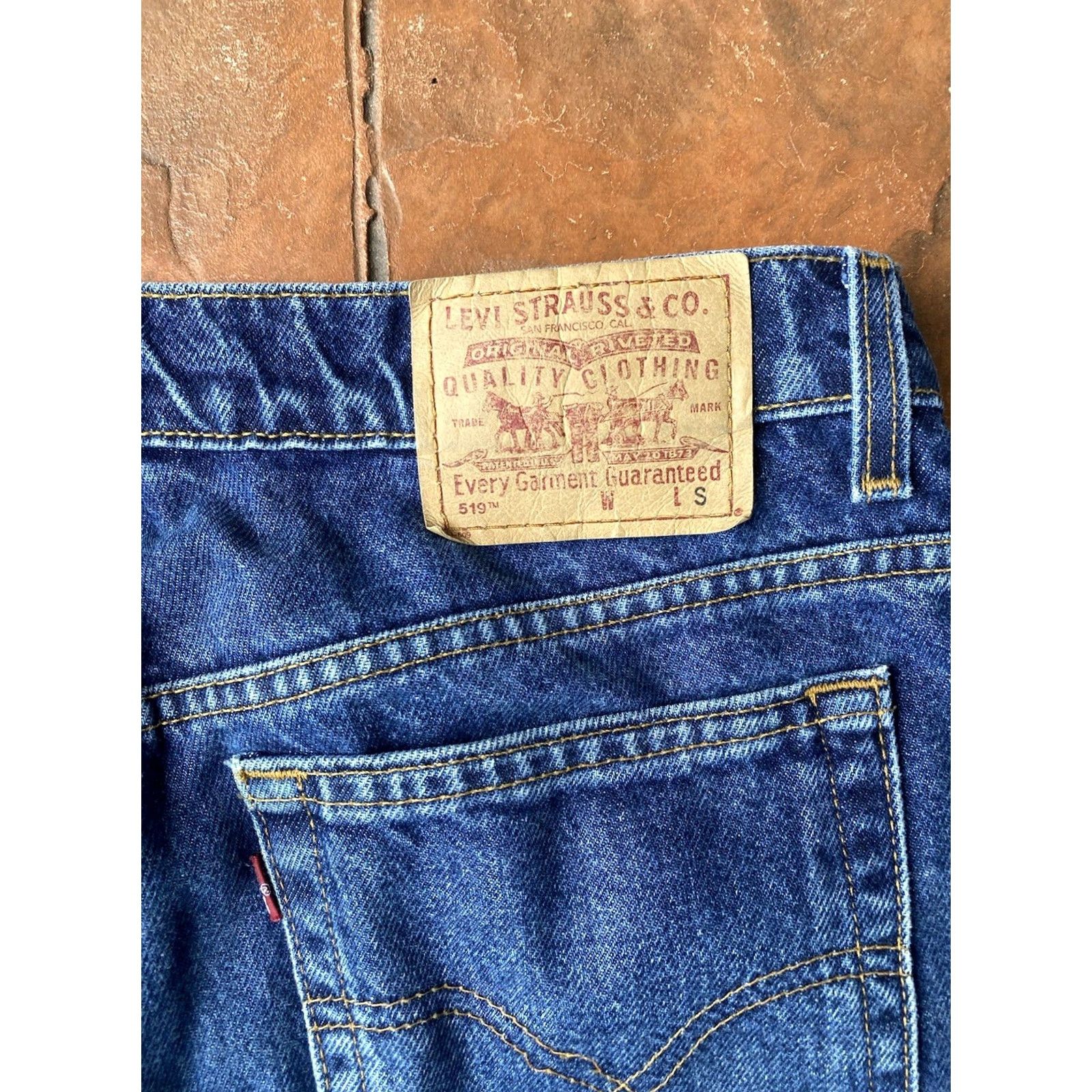 Levi's VINTAGE Levi's 519 Jeans Womens Juniors 13 Blue Denim Flared 90s Y2K 519 Model Girls Mens? Size 34" / US 12 / IT 48 - 6 Thumbnail