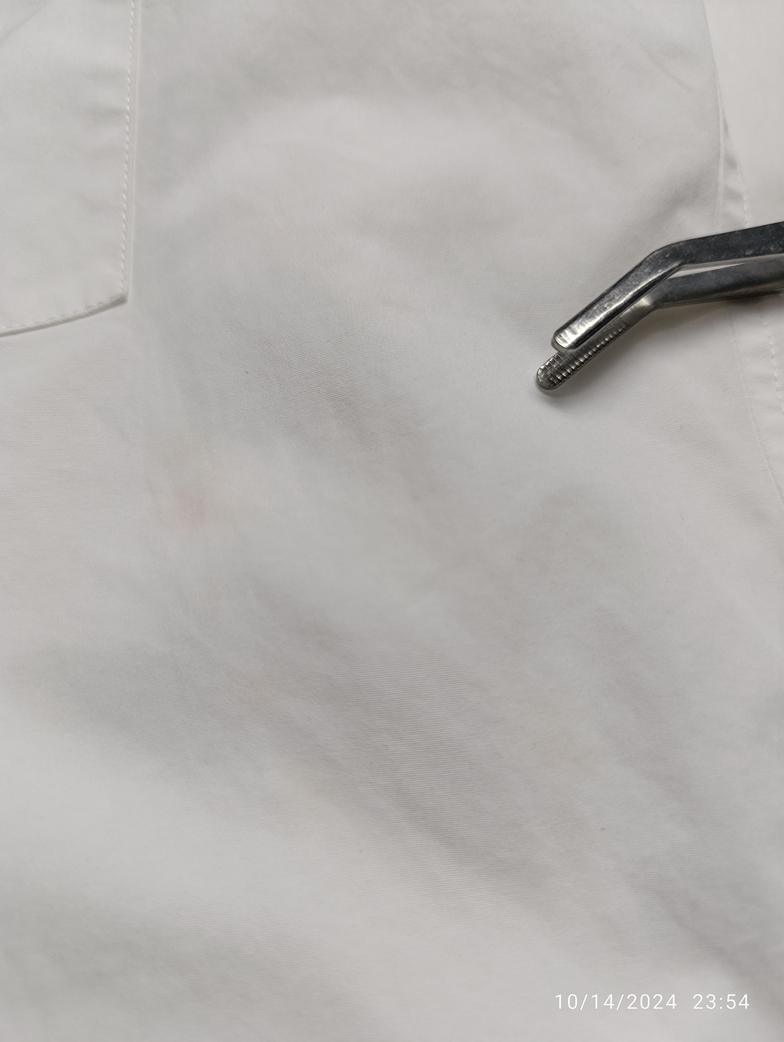 Balenciaga BALENCIAGA S/S 2020 RUBBER LOGO COLLAR CLASSIC SHIRT Size US L / EU 52-54 / 3 - 7 Thumbnail