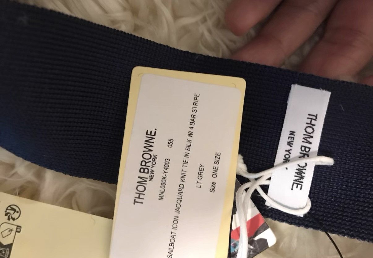 Thom Browne Thom Browne Tie Size ONE SIZE - 4 Thumbnail