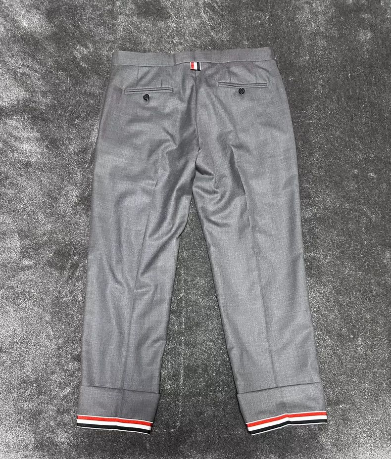 Thom Browne Thom BrowneMedium gray men's trousers version suit trouser Size 26" / US 2 / IT 38 - 7 Thumbnail