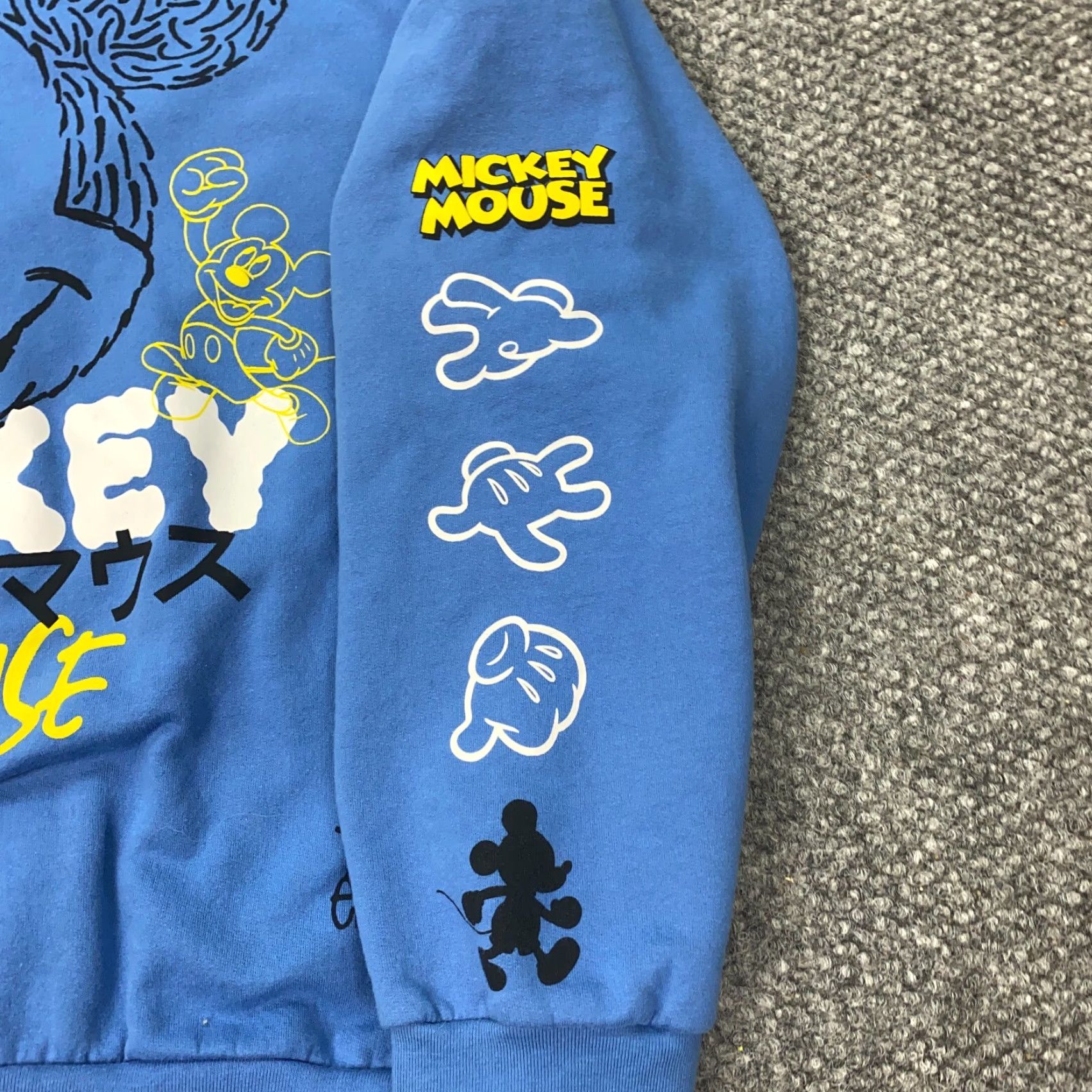 Disney Disney Mickey Mouse Hoodie Sweatshirt Womens Large Blue Hooded Size L / US 10 / IT 46 - 6 Thumbnail