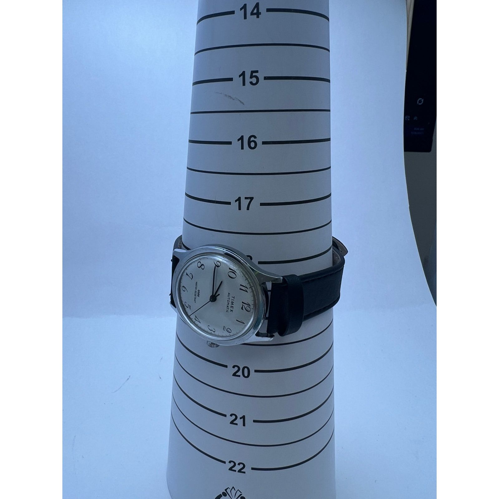 Timex 70's era Timex Mens Viscount White Dial, Black Strap, Size ONE SIZE - 3 Thumbnail