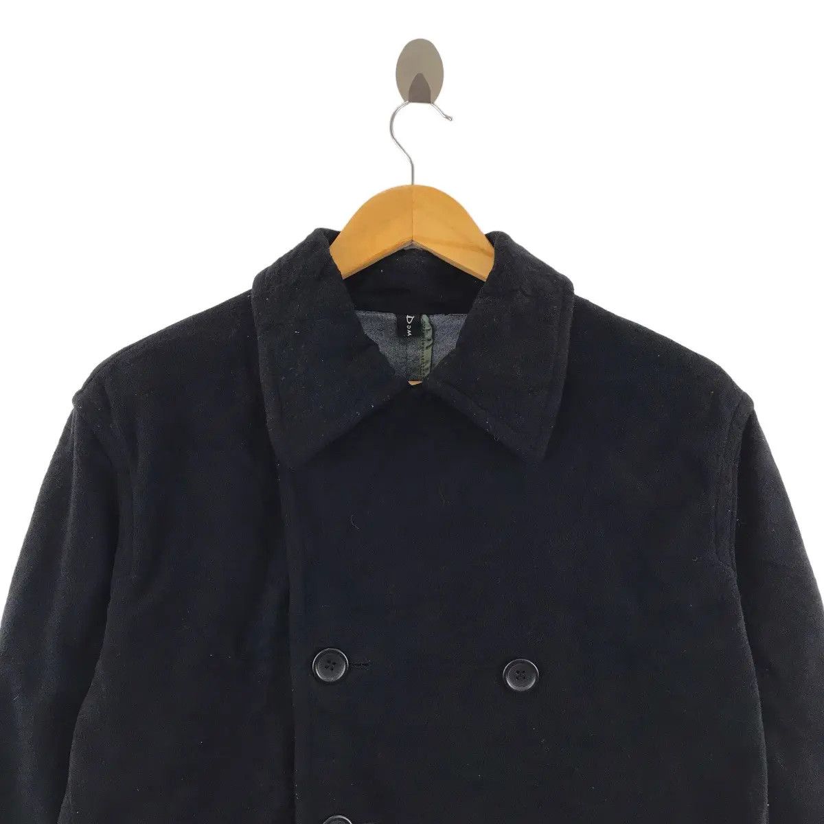 Vintage Vtg DOMON ROPE JAPAN Double Breasted Peacoat Winter Jacket Size M / US 6-8 / IT 42-44 - 3 Thumbnail