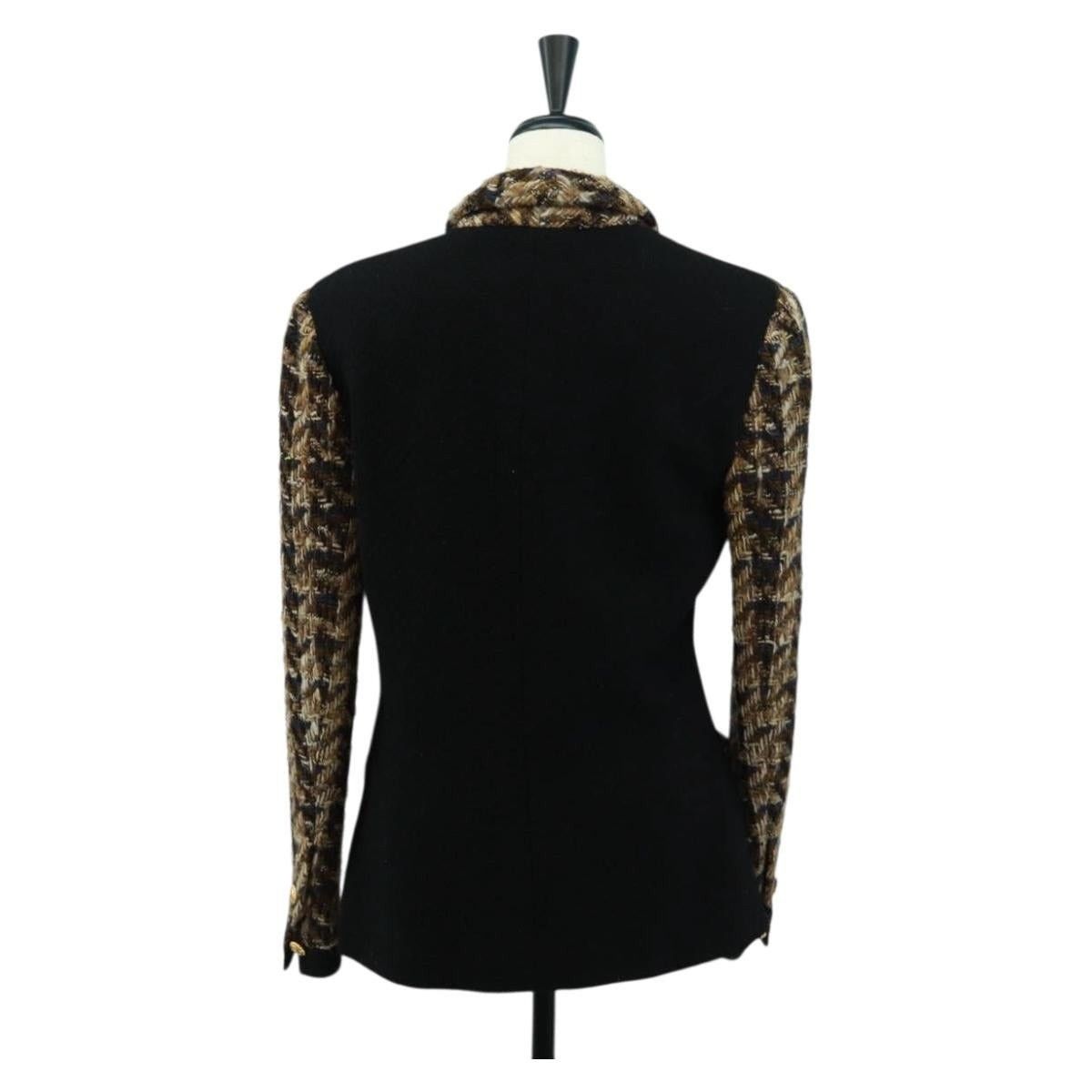 Chanel Chanel Tweed Jacket CC Size US XXS / EU 40 - 2 Thumbnail