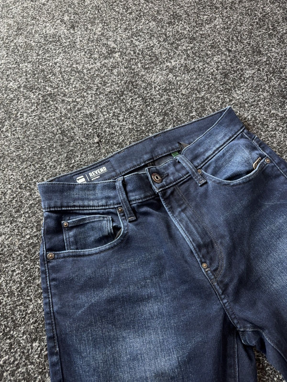 G-Star 00s Y2K G Star Revend Skinny Denim Jeans Dark Wash W28 Size US 28 / EU 44 - 7 Thumbnail