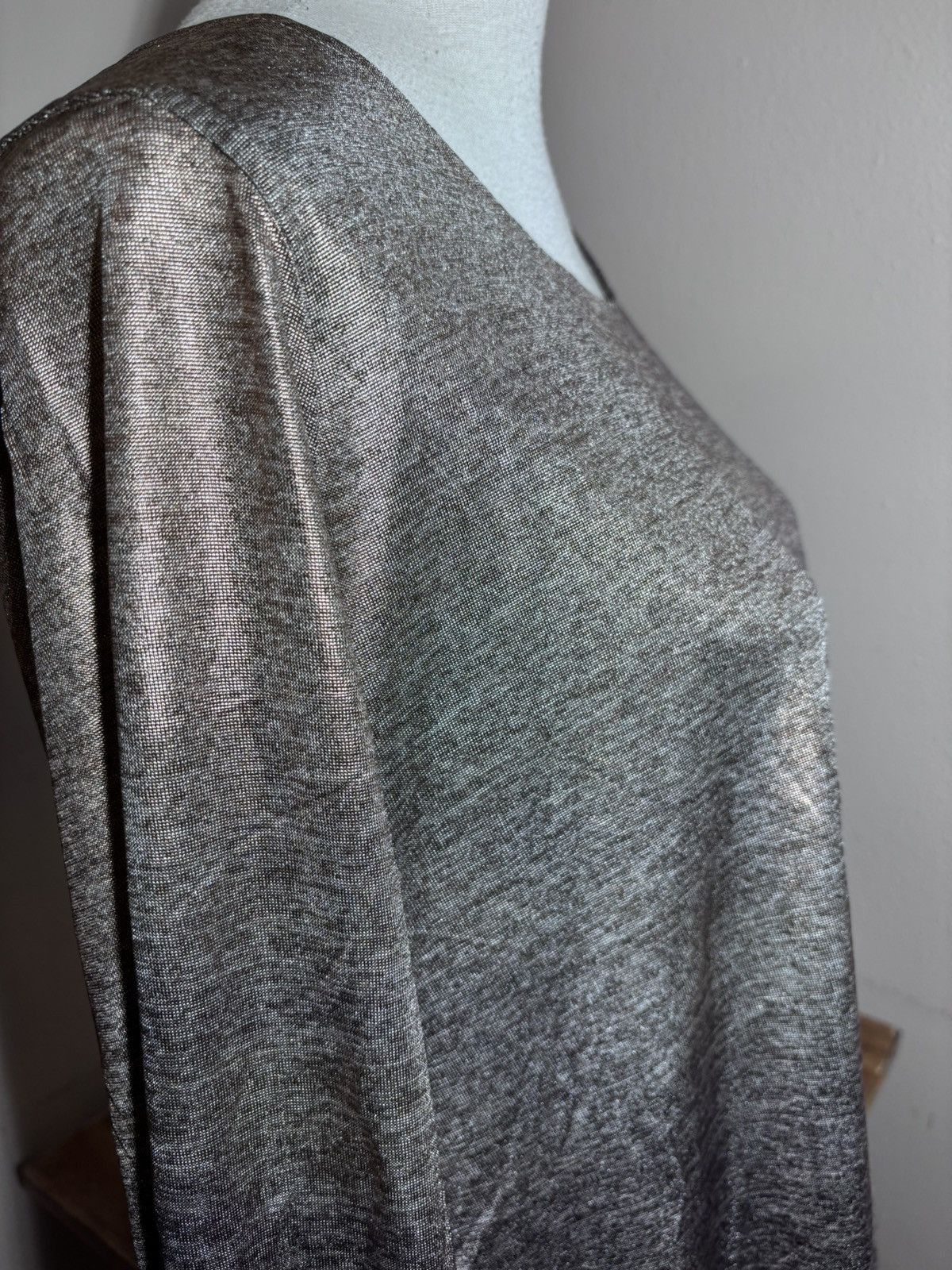 Other G by Giuliana Metallic Gold Top Size XL / US 12-14 / IT 48-50 - 6 Thumbnail